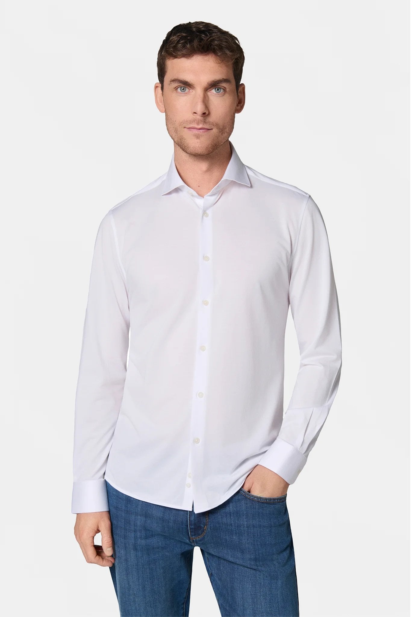 Chemise en jersey Jerem, coupe confortable vue 5
