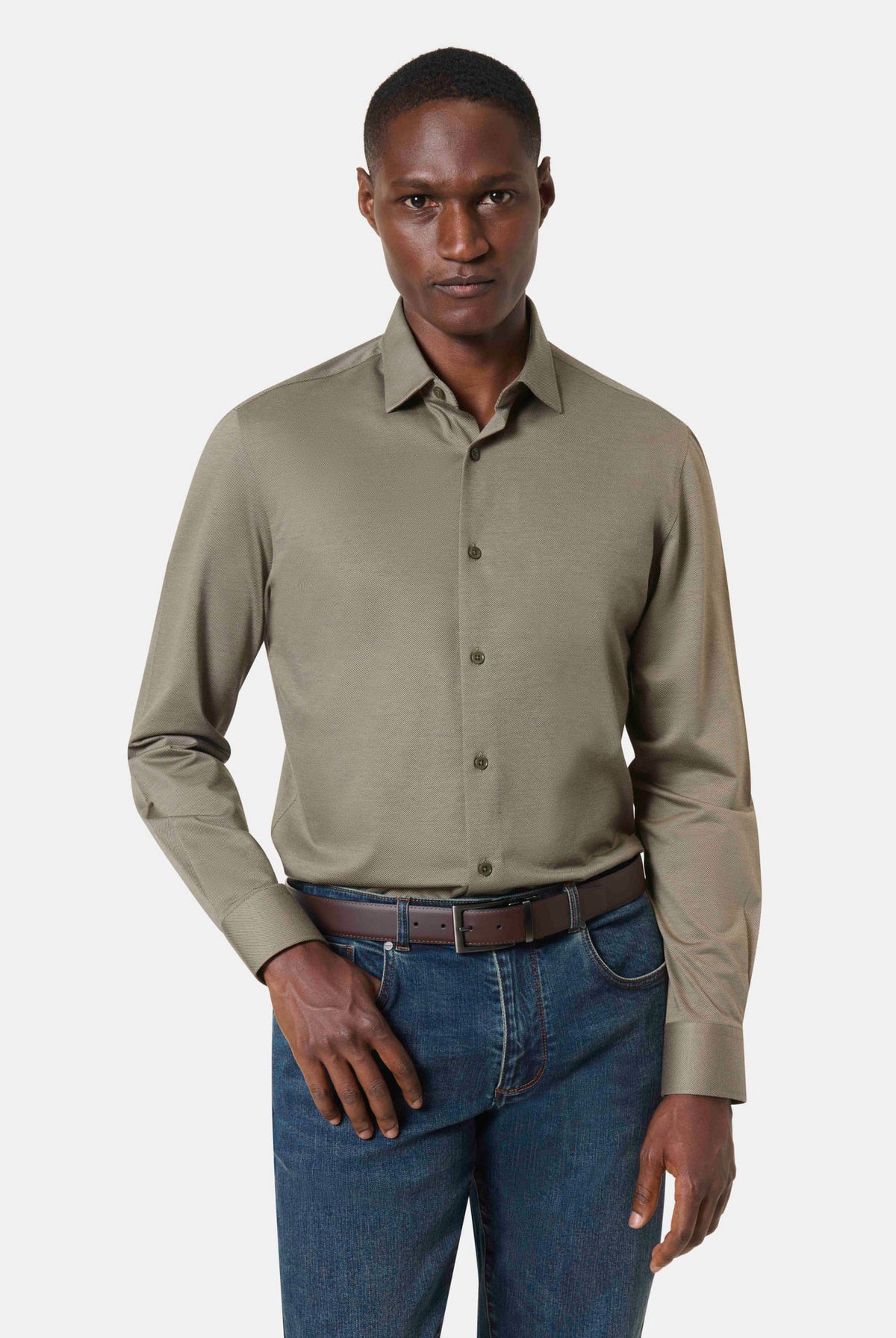 Chemise confort en jersey de coton Jerem Paris