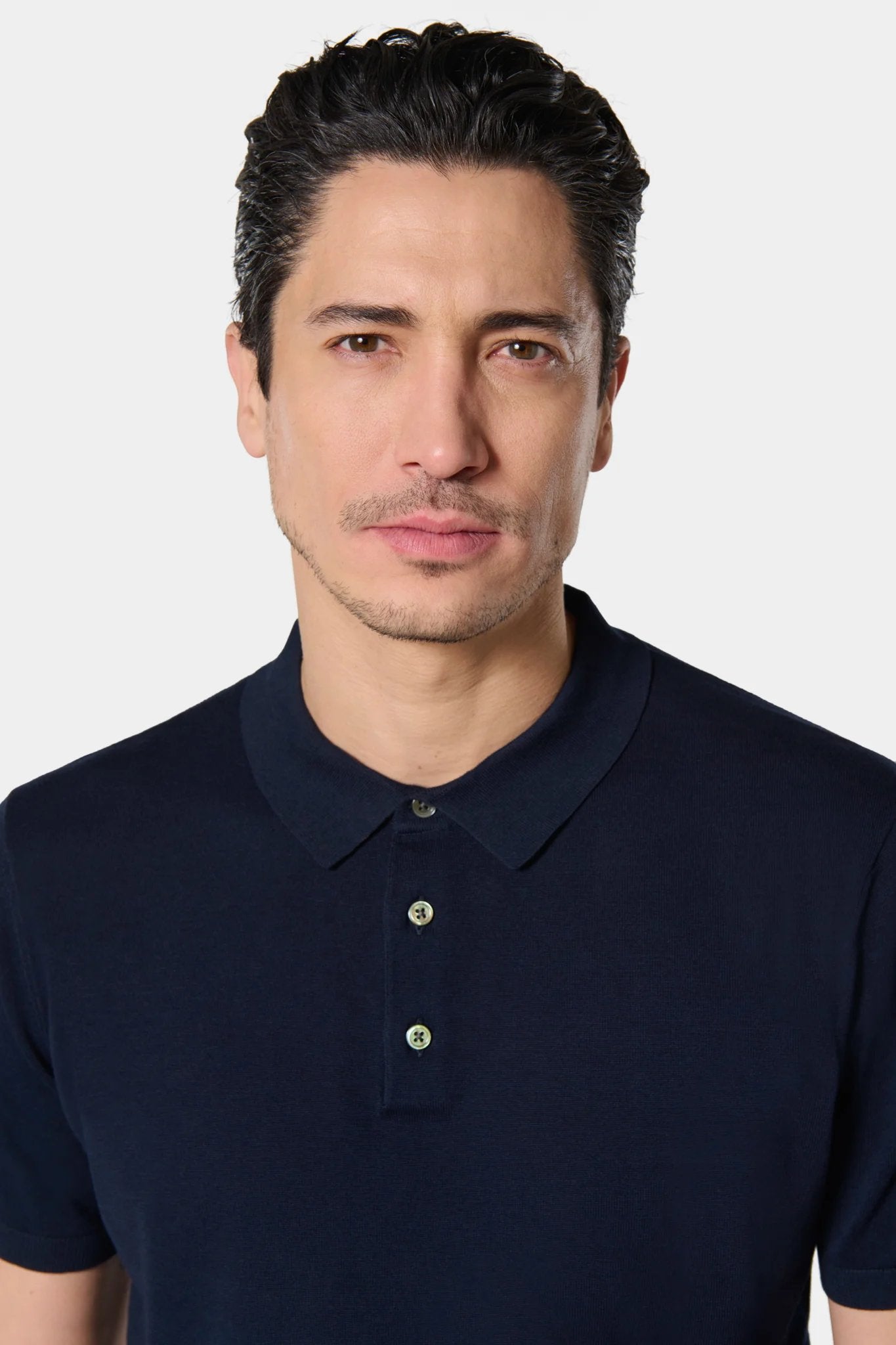 Pull manche courte col polo Jerem, col polo vue 4