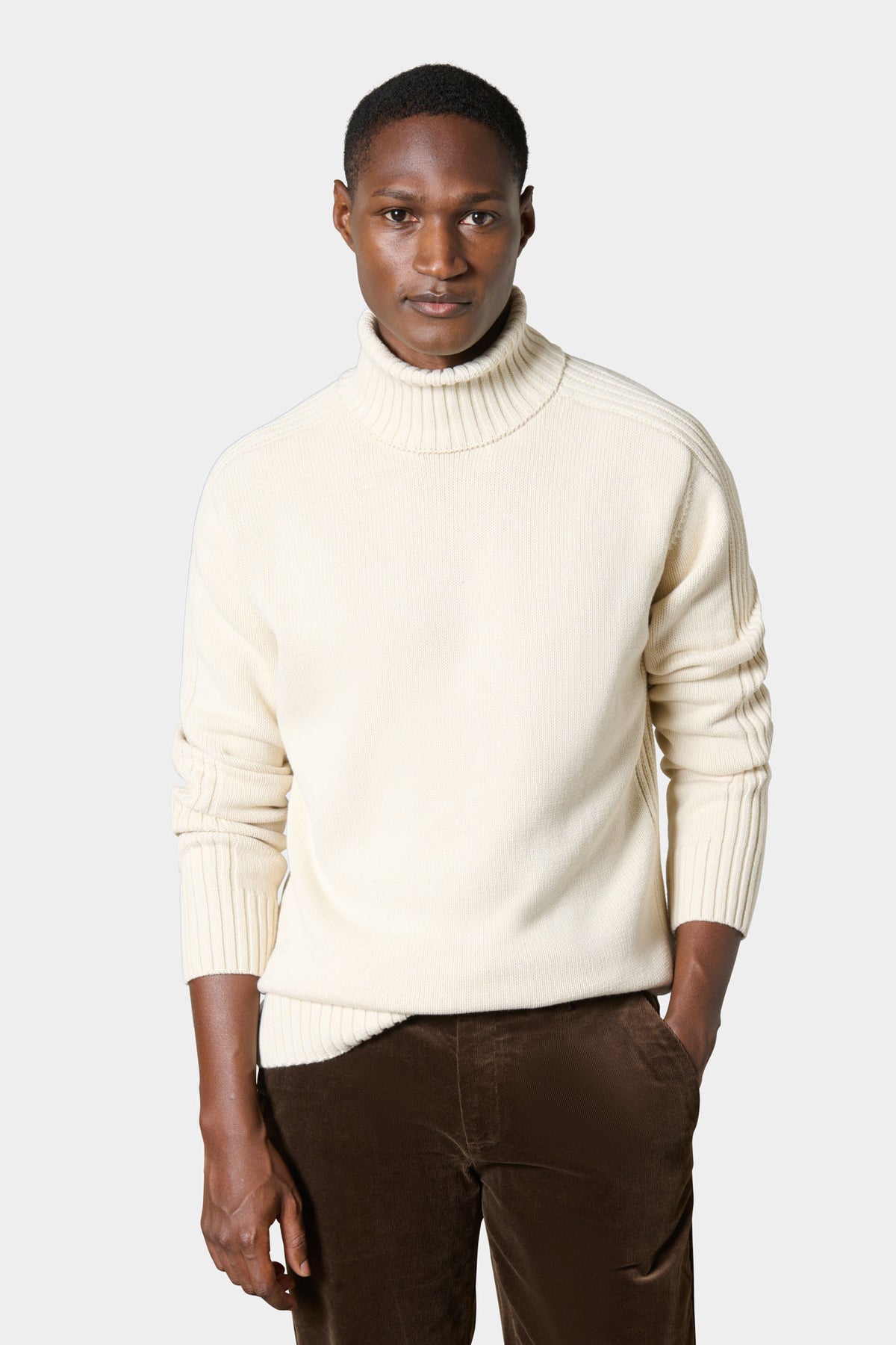 Jersey de cuello alto de algodón Jerem – vista 3