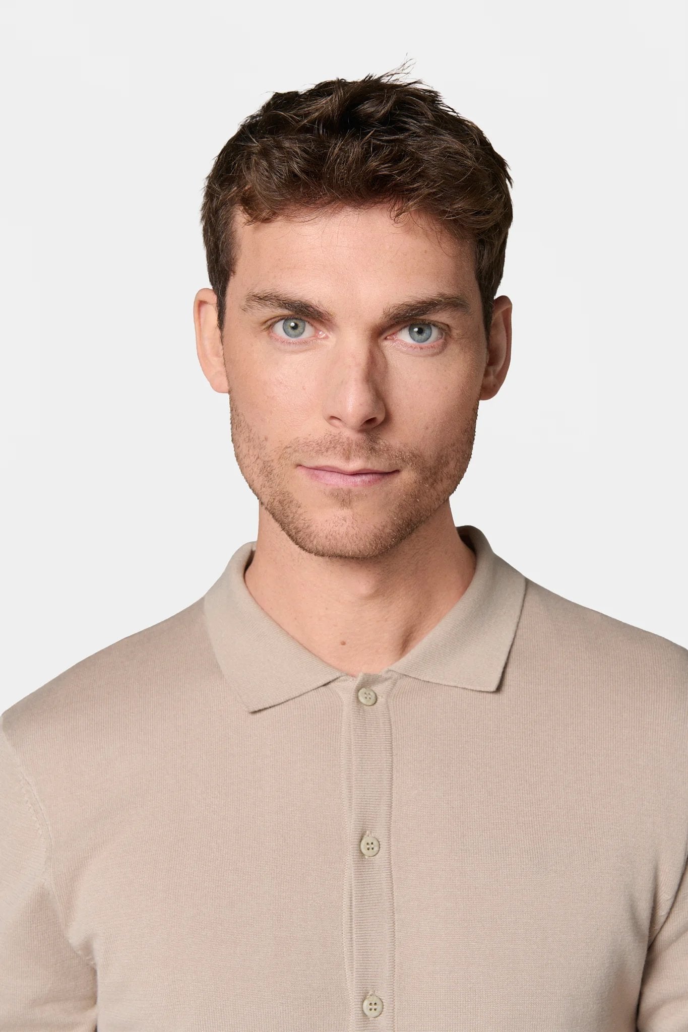 Chemise, maille manches courtes Jerem, col polo