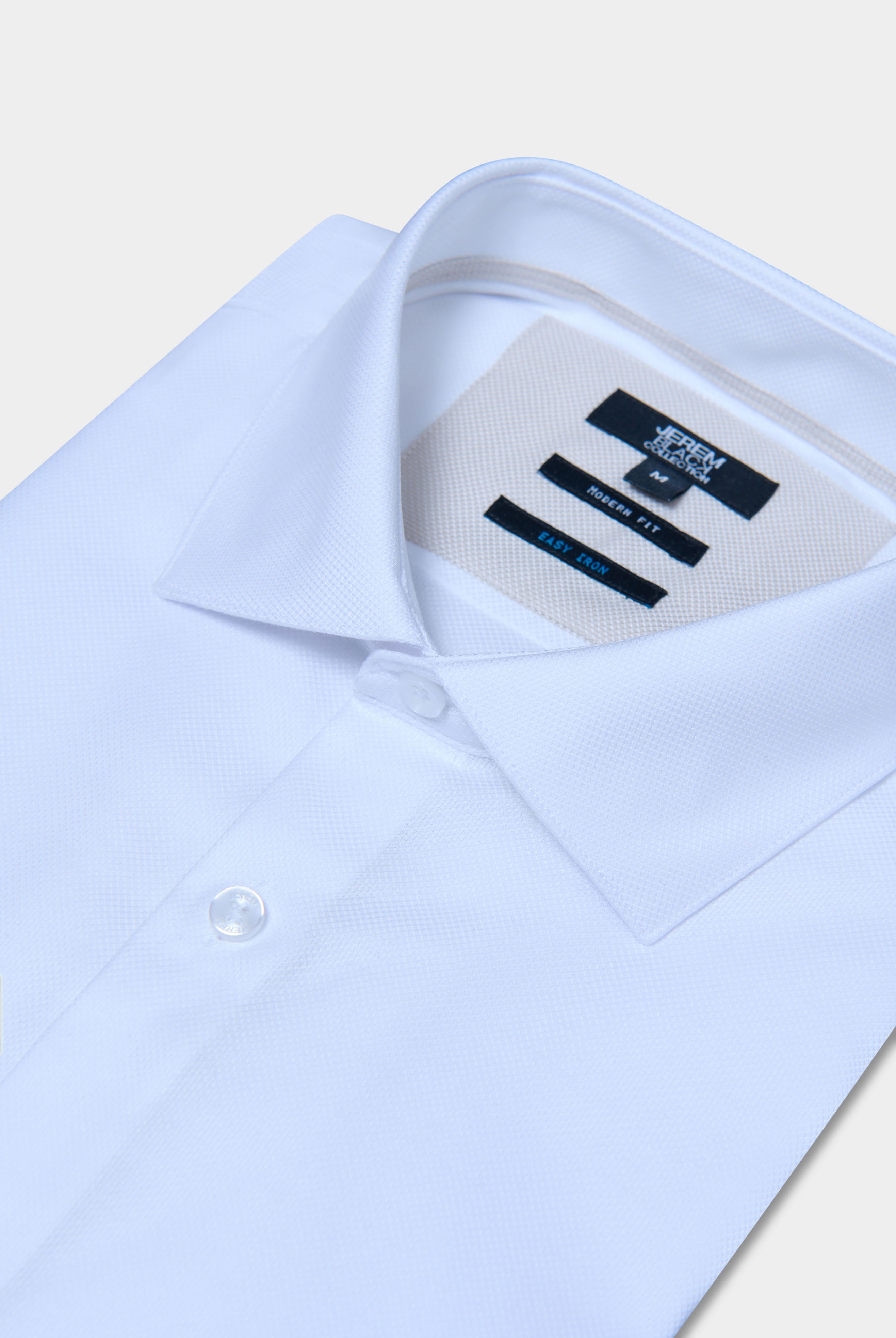 Chemise Jerem, col semi-italien, manches courtes