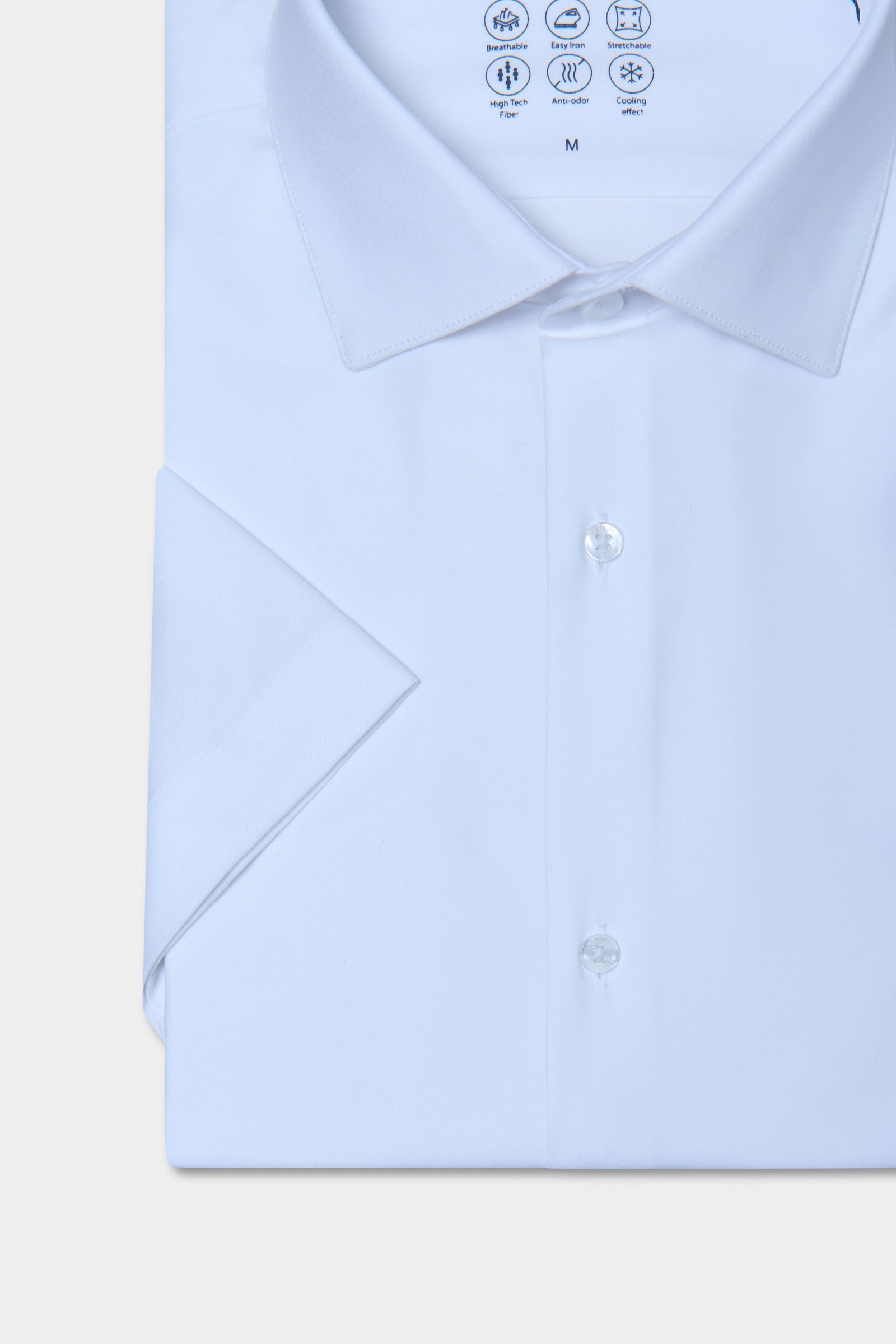 Chemise en tissu COOLMAX® manches courtes confort et performance, Jerem