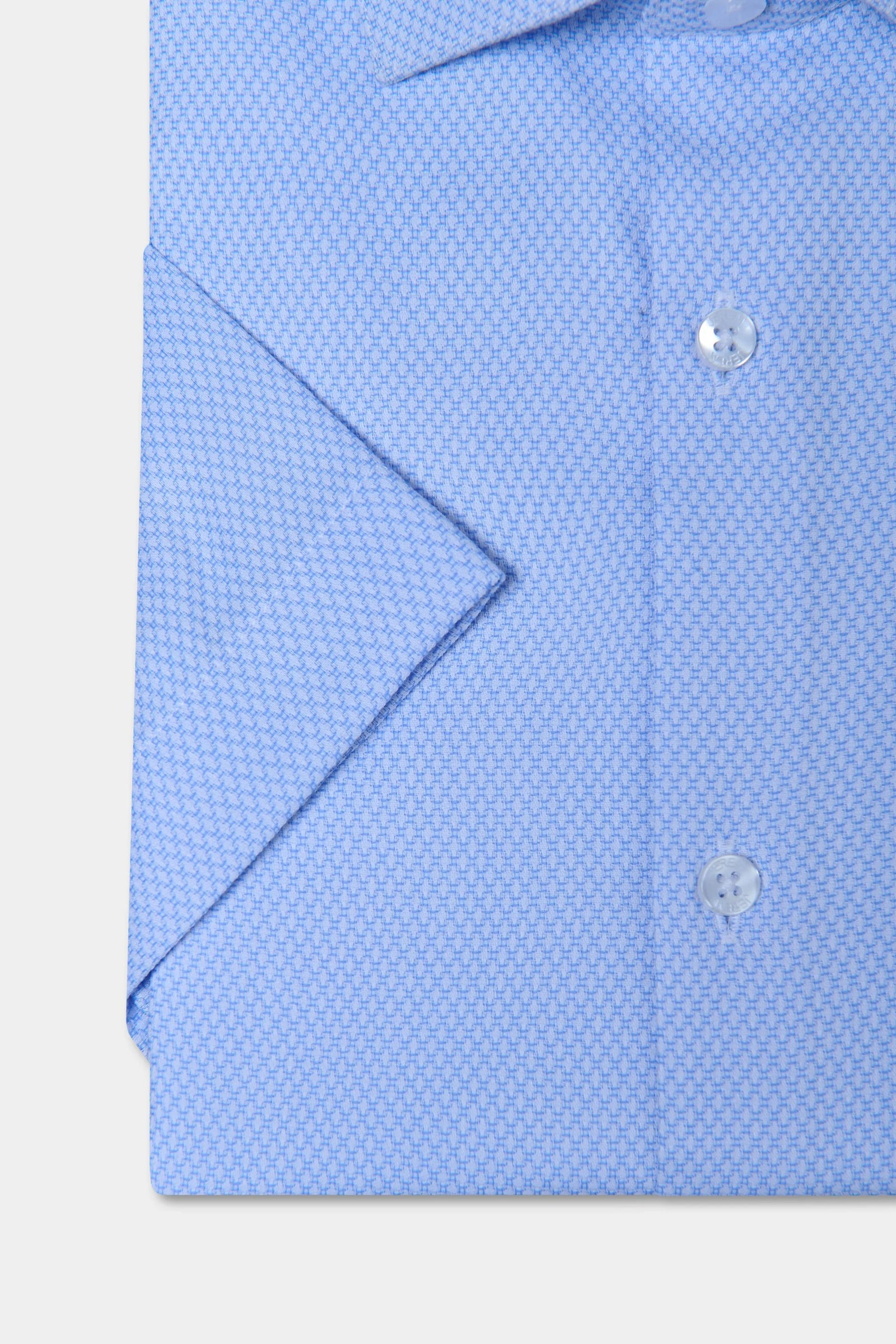 Tissu COOLMAX® manches courtes — Chemise active Jerem, coupe droite, col semi-italien