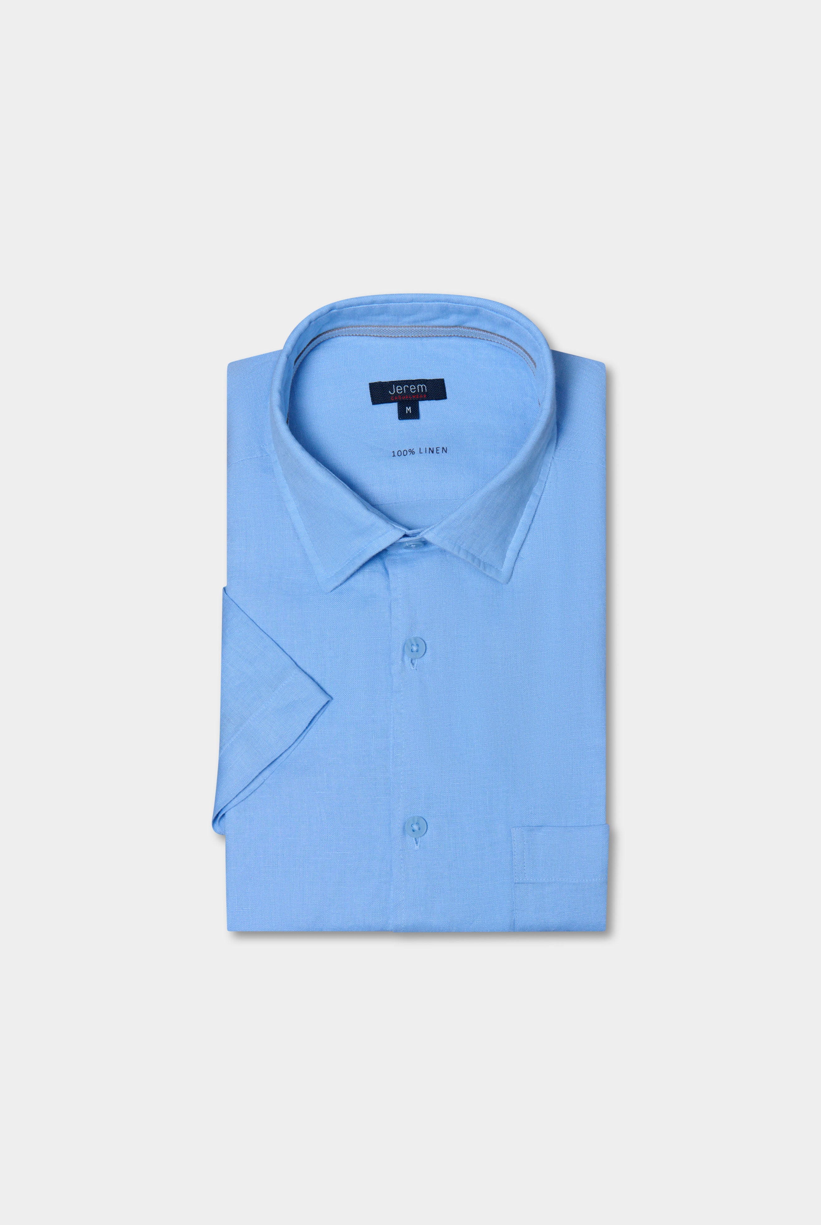 Chemise Jerem, col classique, manches courtes
