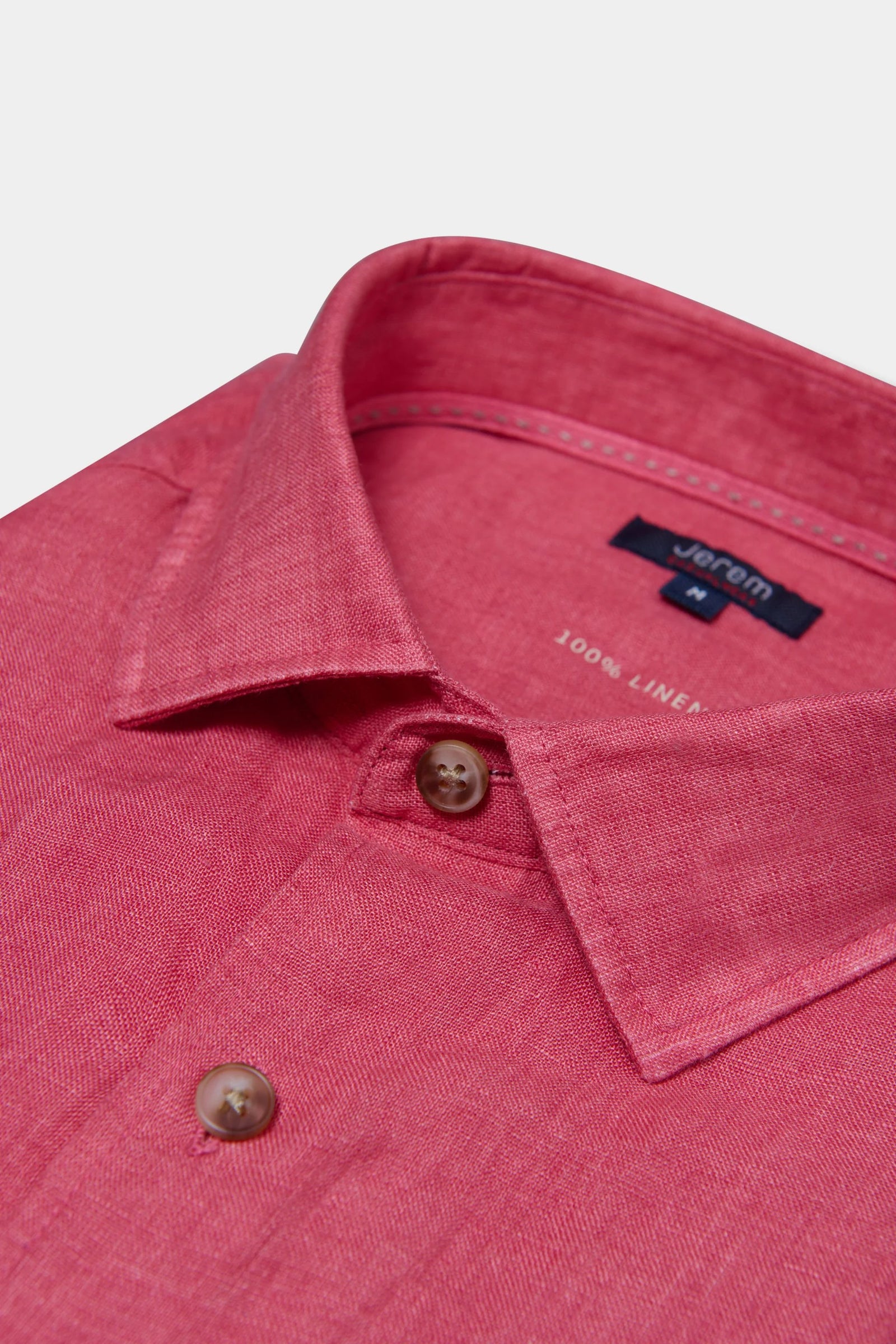 Pur lin manches courtes — Chemise Jerem, manches courtes, coupe confortable