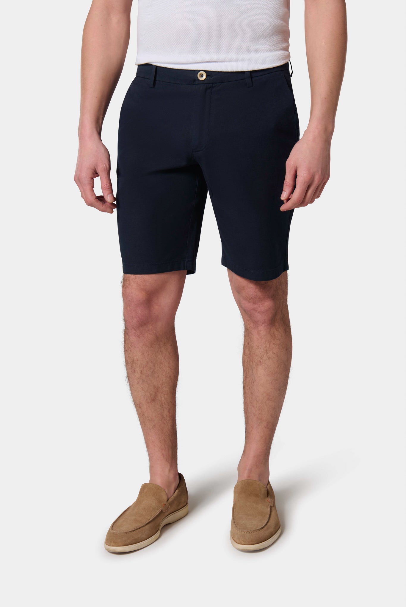 Bermuda Jerem, coupe droite, ceinture sartoriale stretch