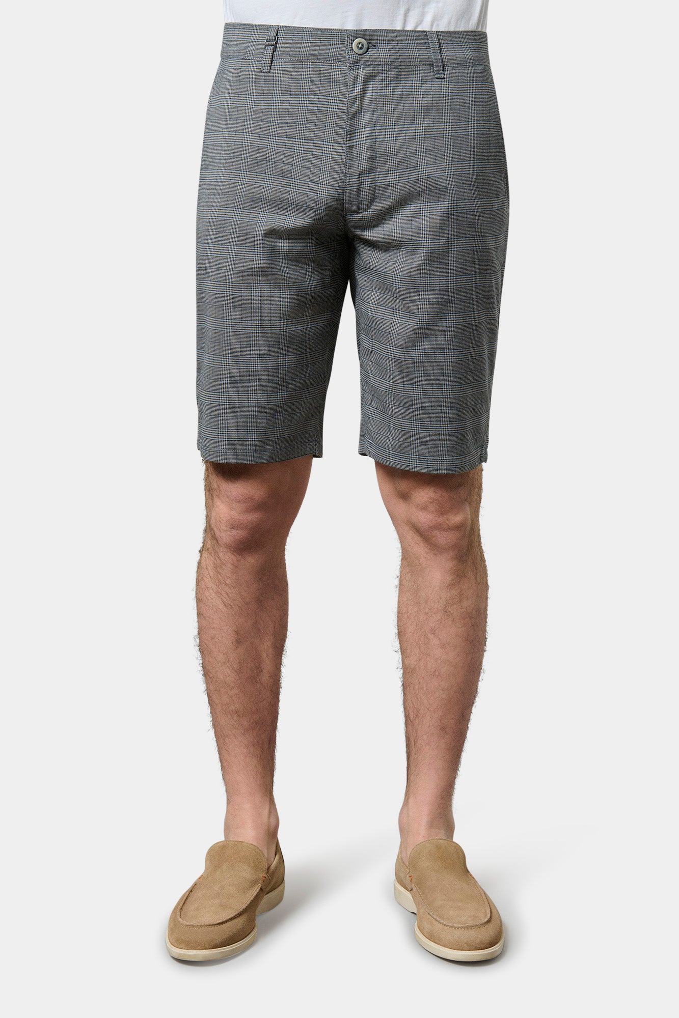 Bermuda stretch carreaux Jerem, poches italiennes