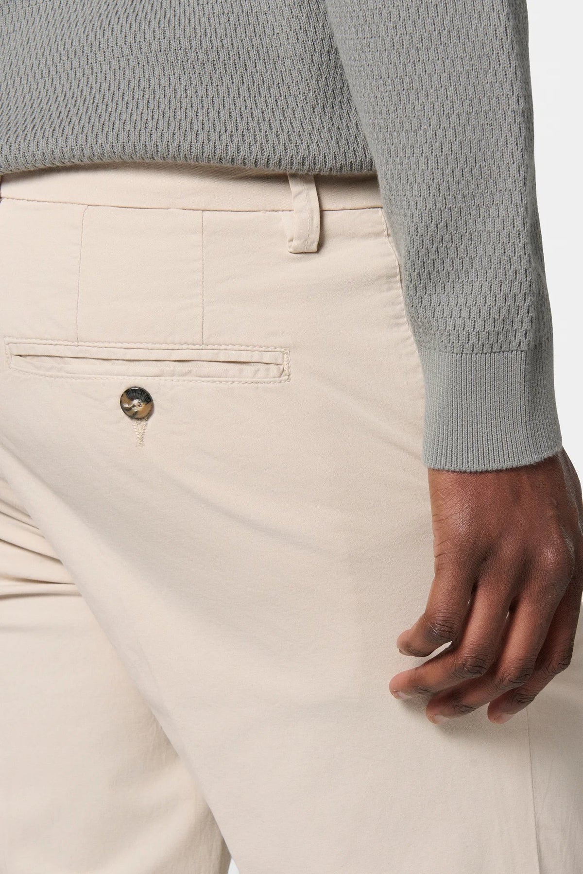 Pantalon de ville Jerem, coloris beige vue 7