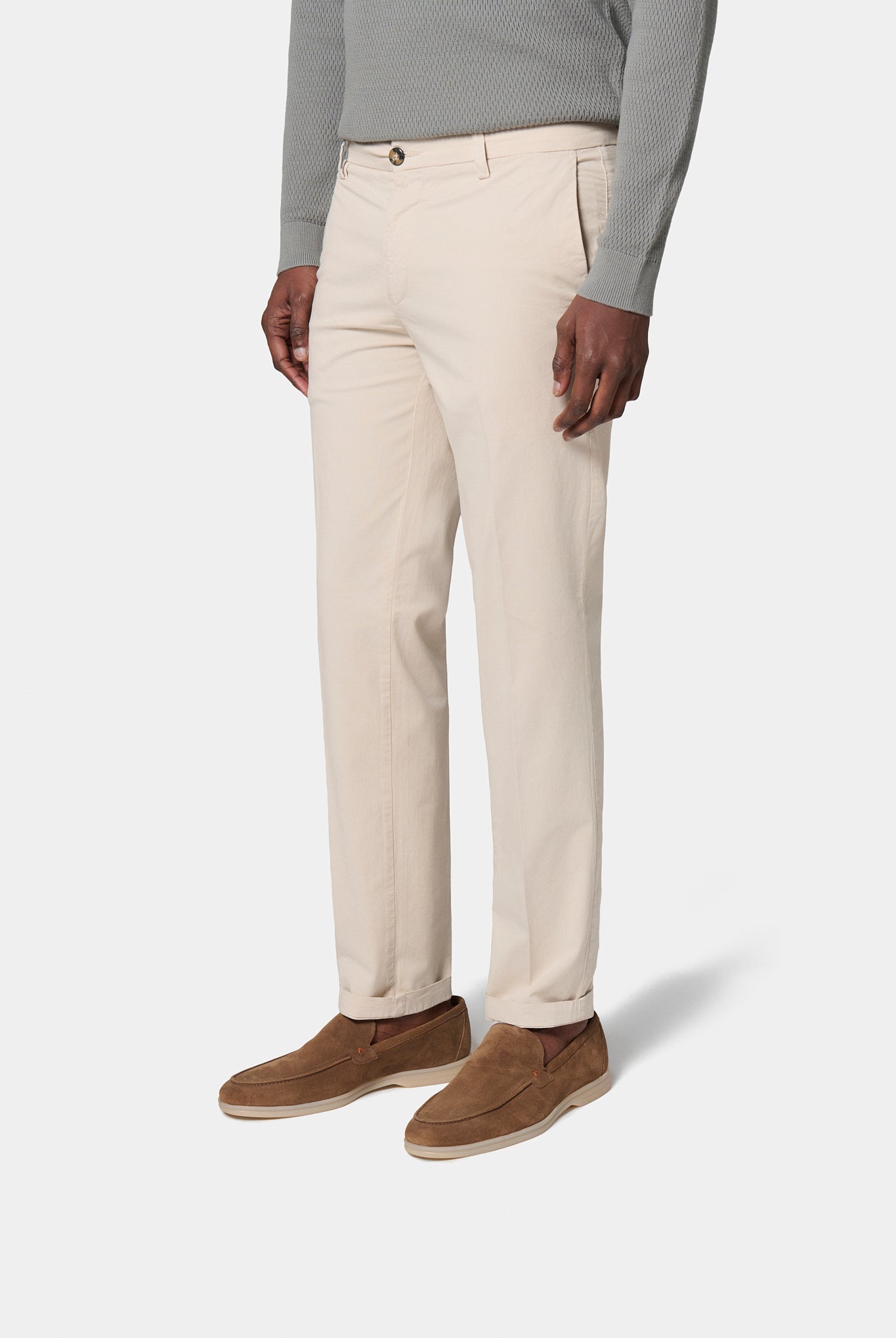 Pantalon de ville Jerem, coloris beige