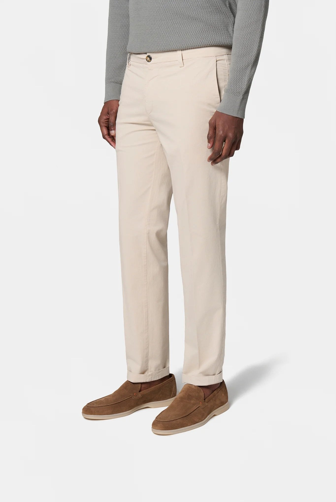 Pantalon de ville Jerem, coloris beige