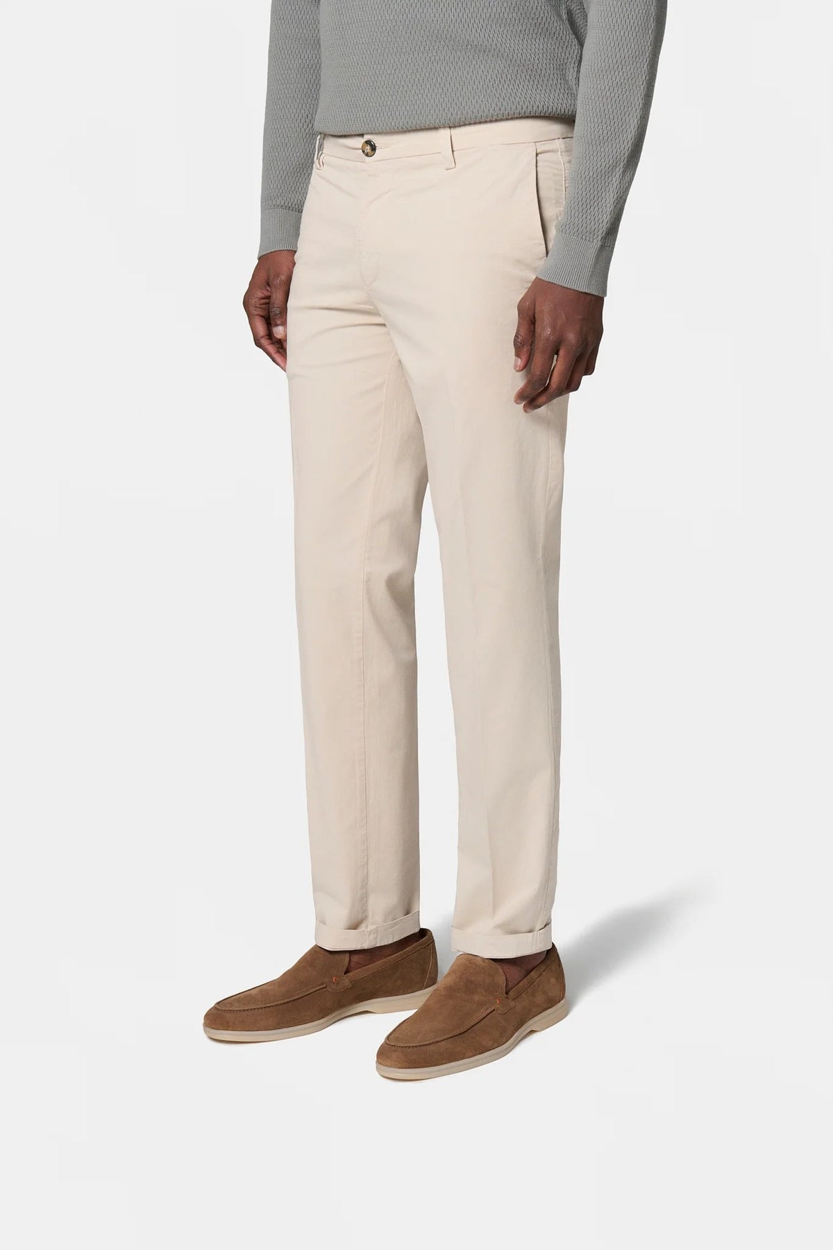 Pantalon de ville Jerem, coloris beige