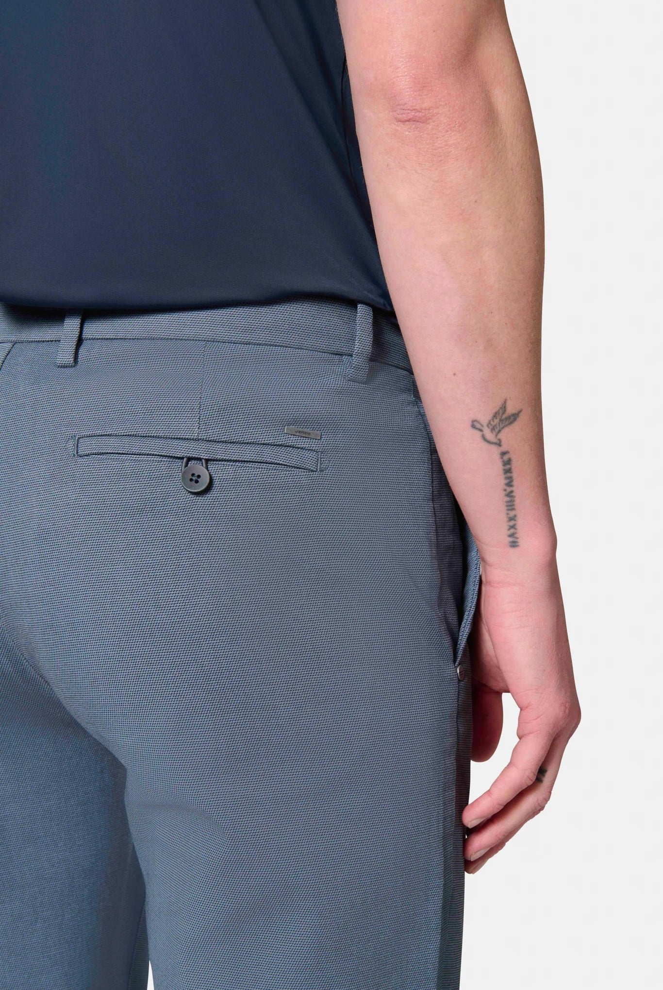 Pantalon en polycoton stretch, Jerem