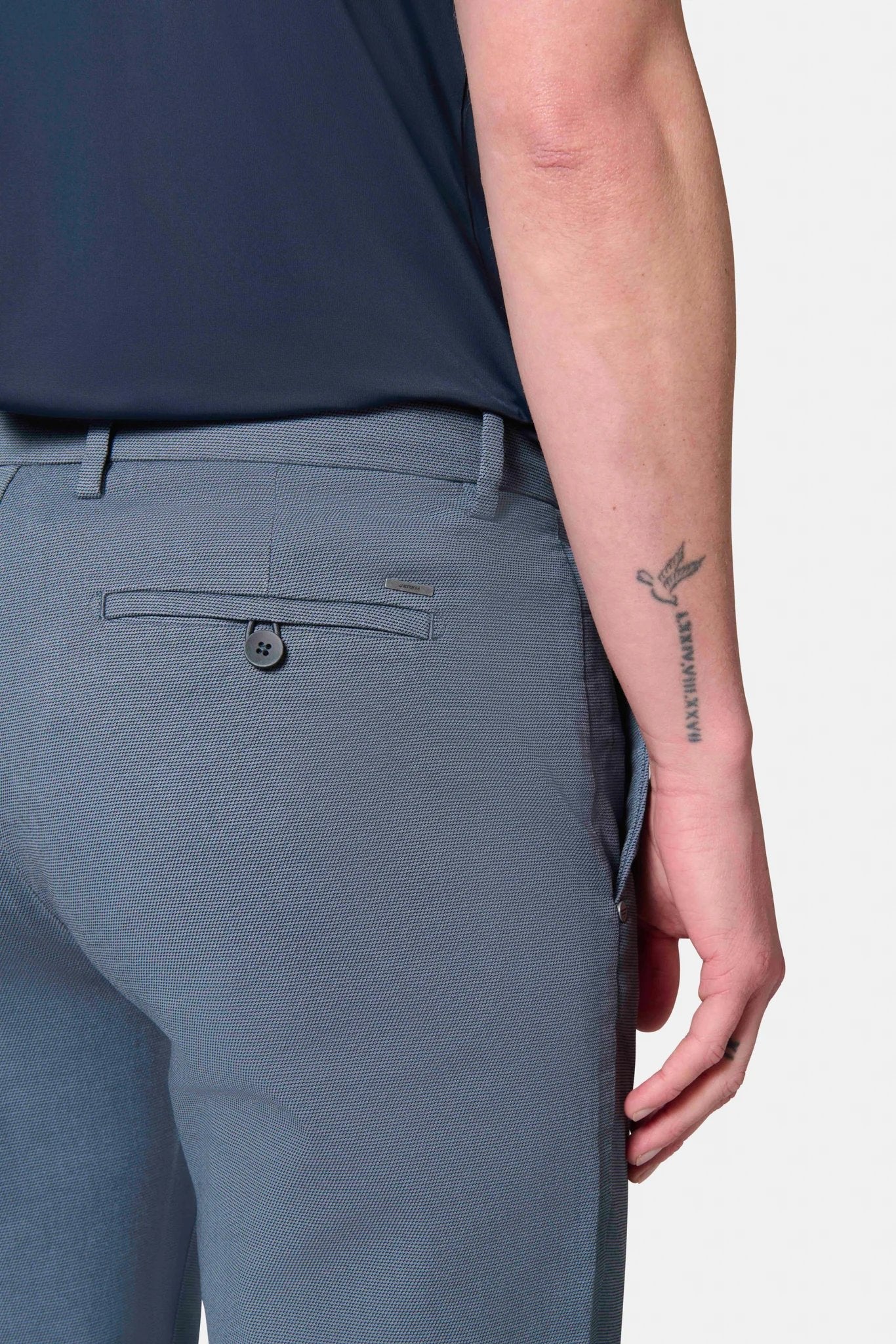 Pantalon en polycoton stretch, Jerem