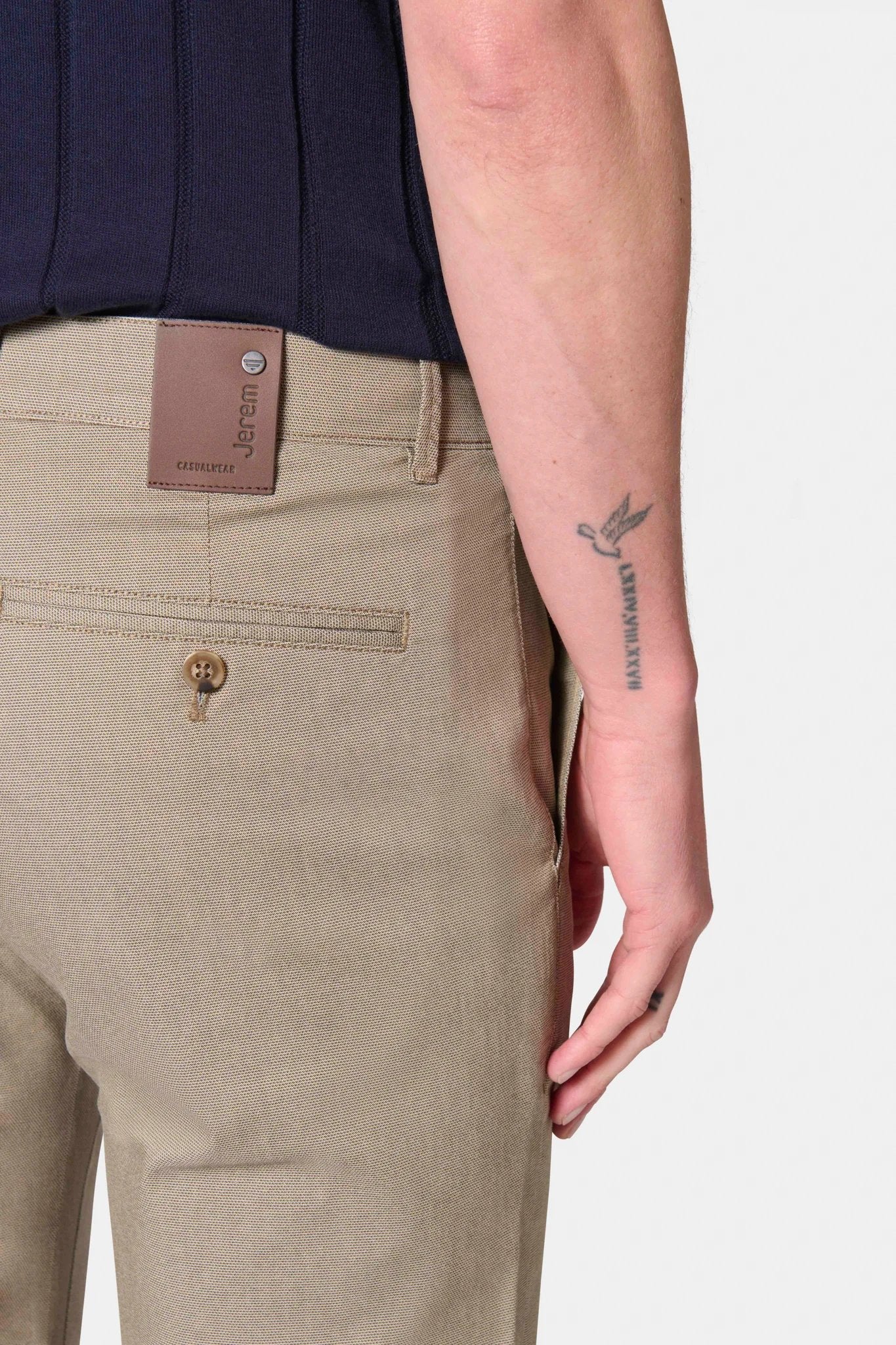 Pantalon de ville, dobby Jerem, coupe droite