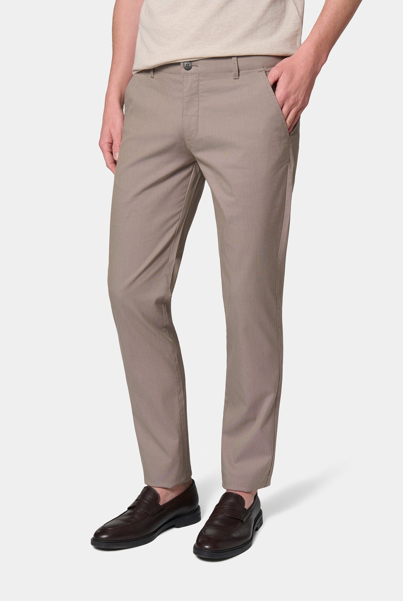 Pantalon de ville en dobby Jerem