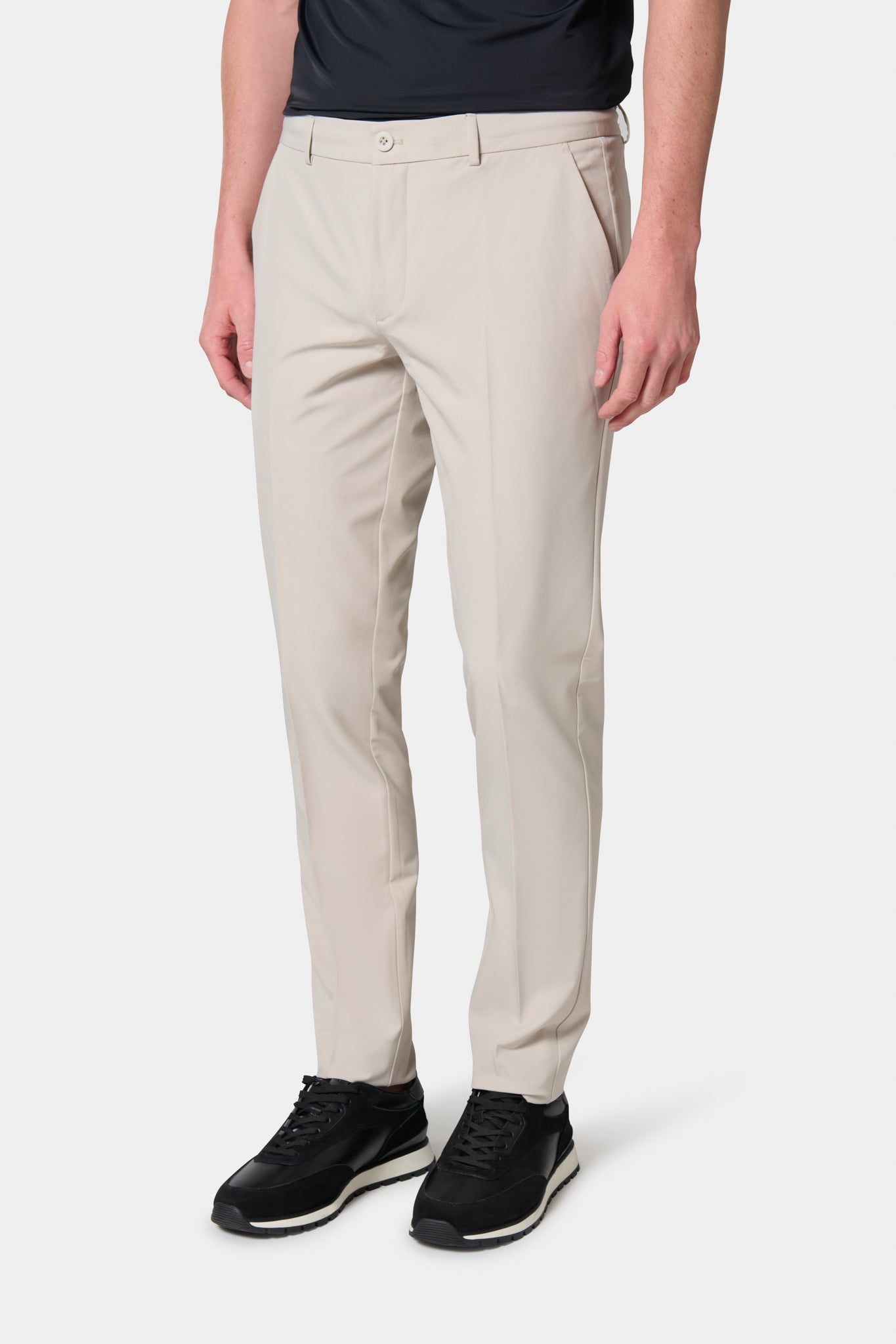 Pantalon technique poches italiennes Jerem, coupe droite, poches italiennes