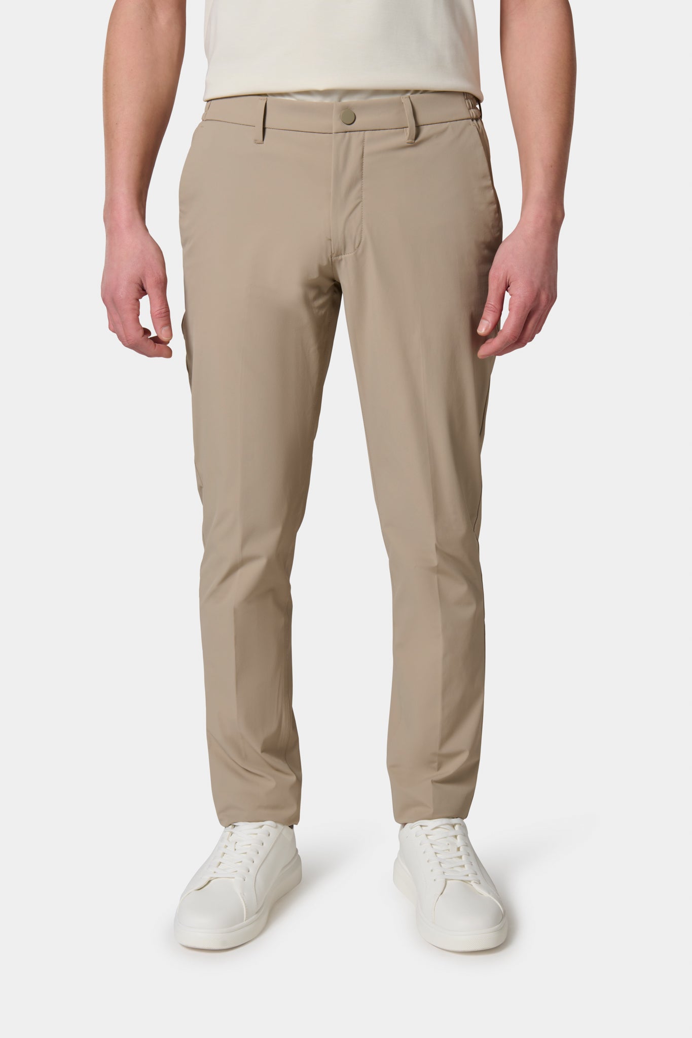 Pantalon technique ajustée Jerem, poches italiennes, coupe ajustée