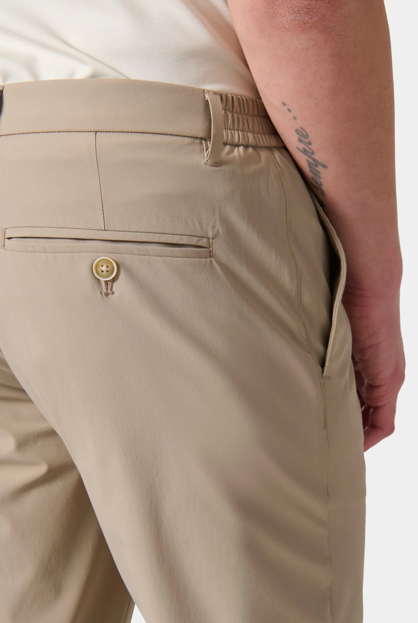Pantalon technique ajustée Jerem, coupe ajustée, poches italiennes