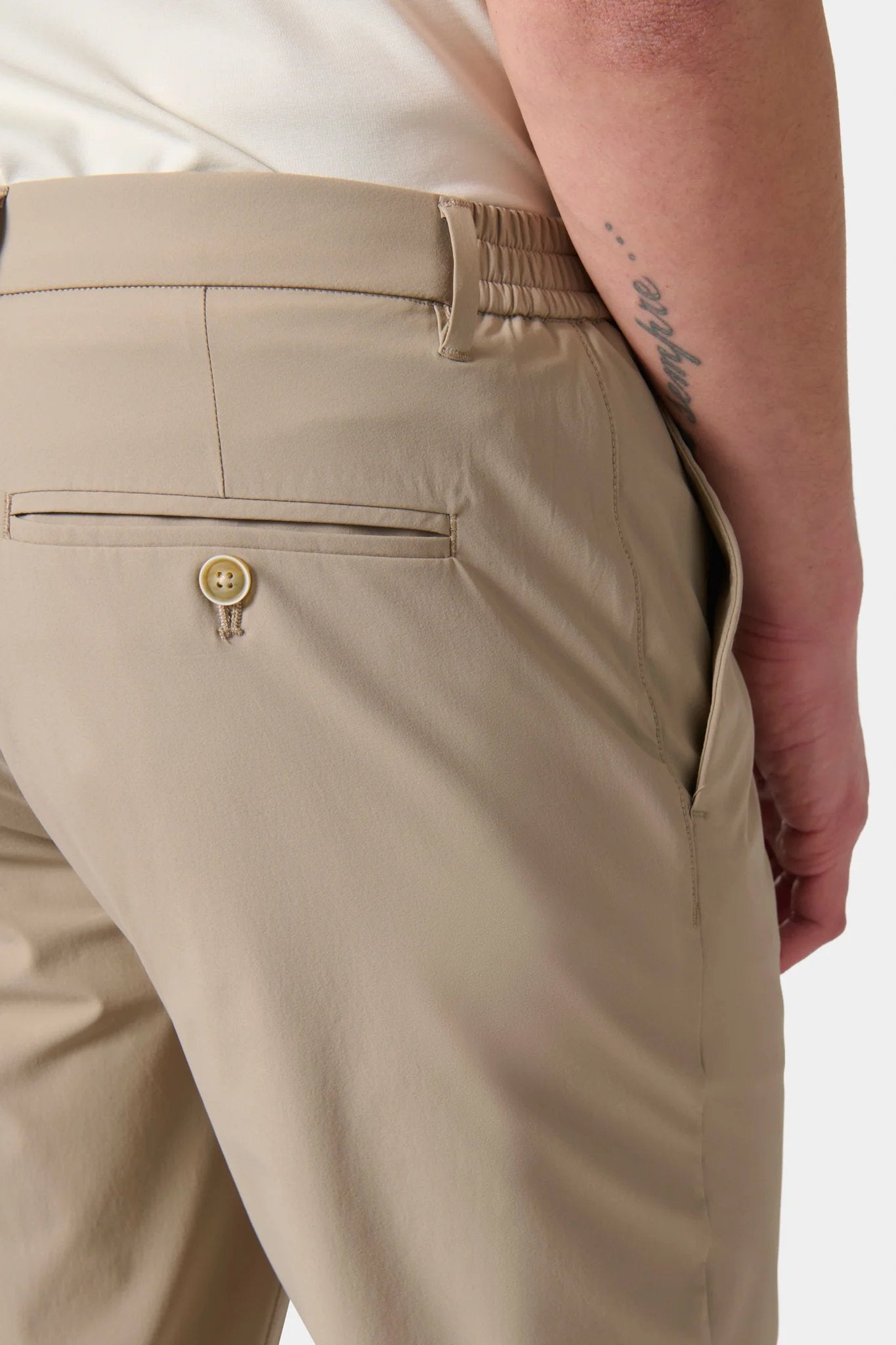 Pantalon technique ajustée Jerem, coupe ajustée, poches italiennes