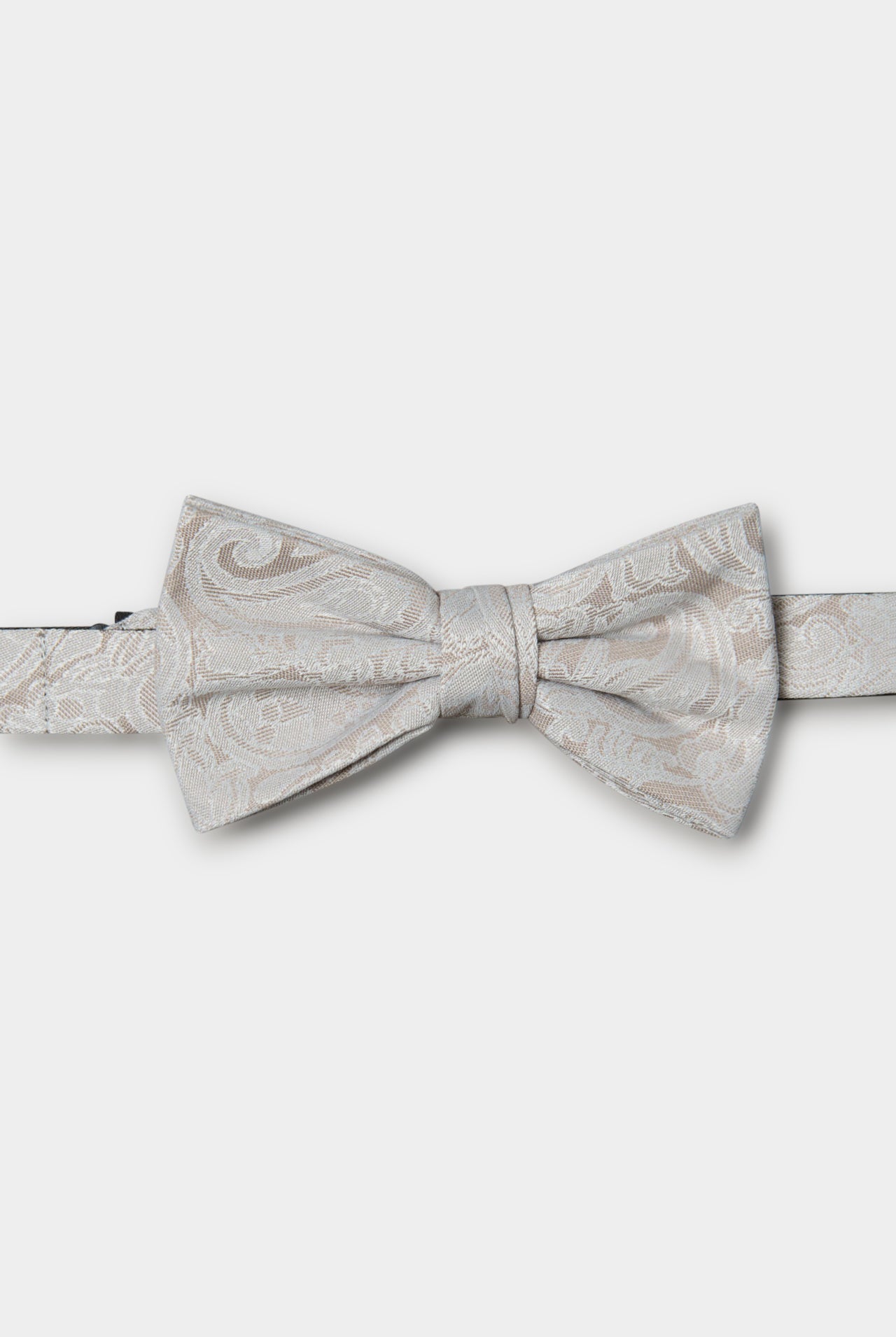 Jacquard — Nœud papillon ajustable Jerem, coloris écru