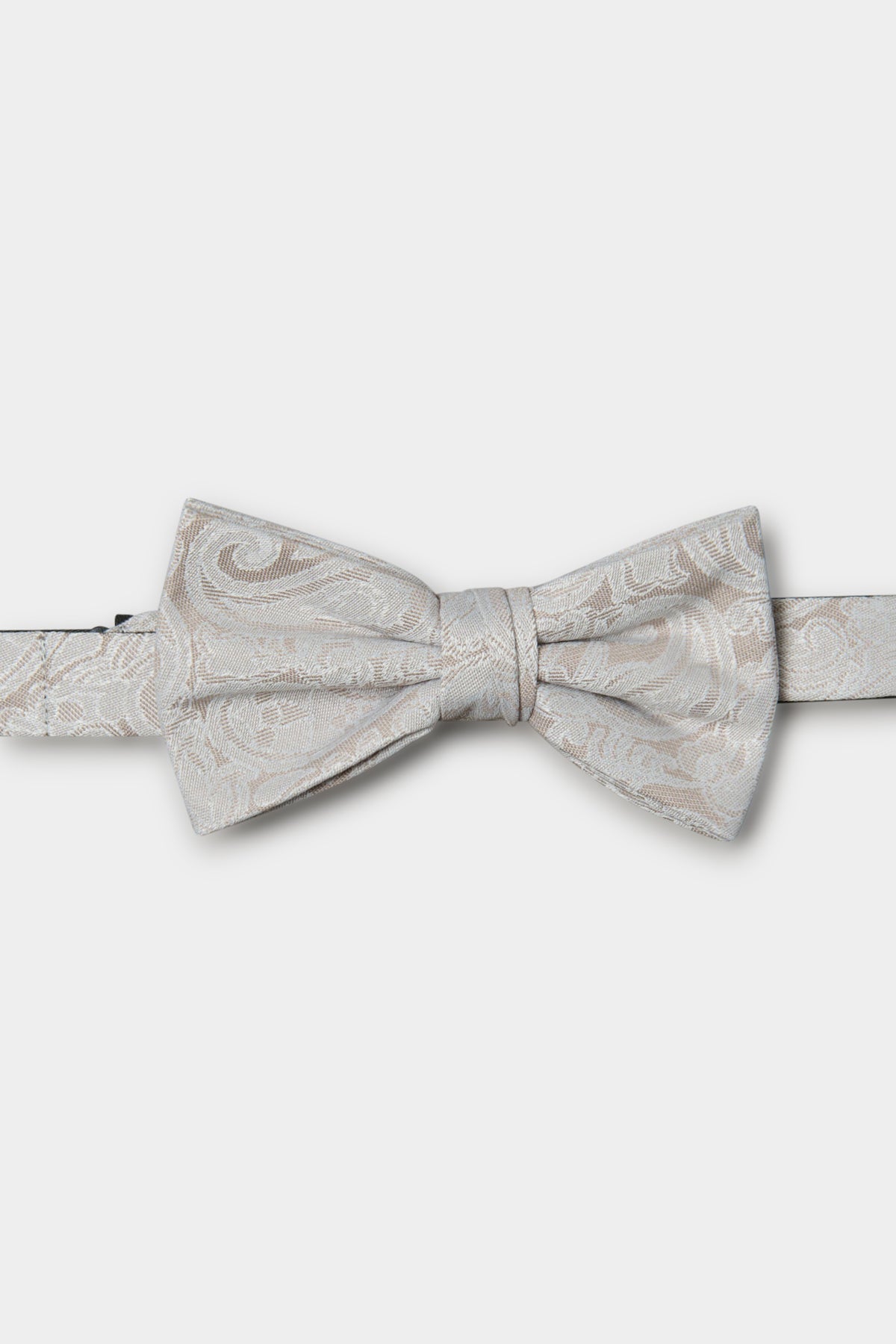 Jacquard — Nœud papillon ajustable Jerem, coloris écru