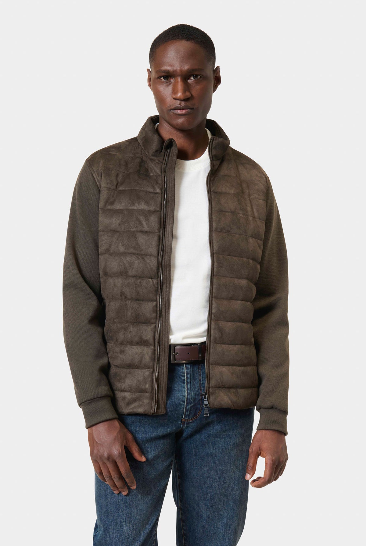 Gilet zippé matelassé — vue de détail
