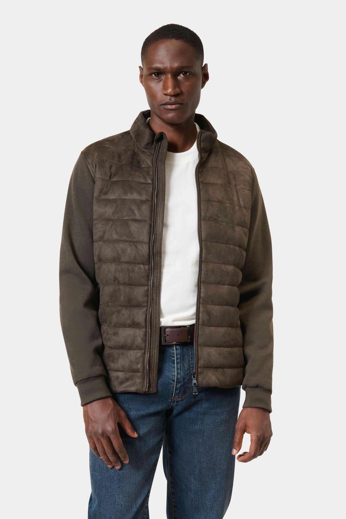Gilet zippé matelassé — vue de détail