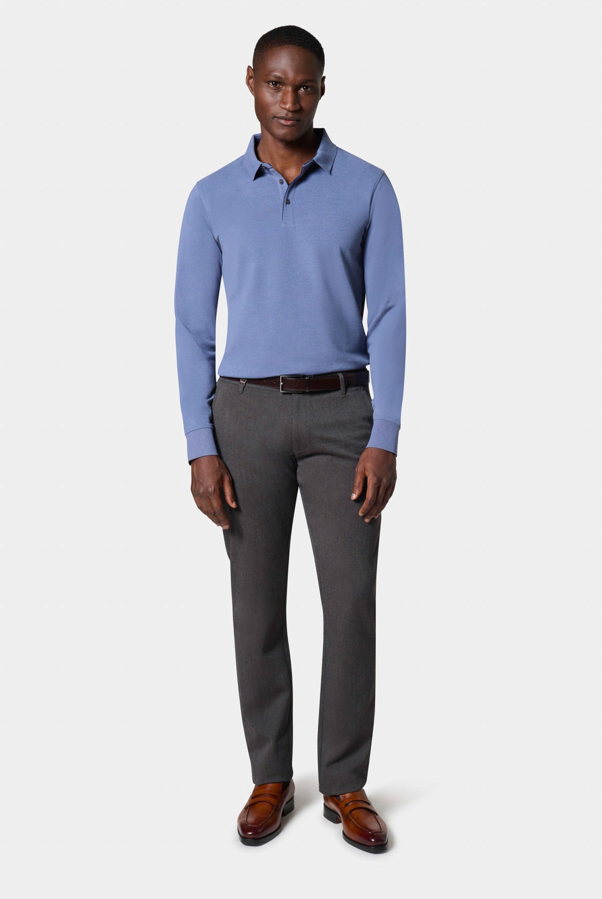 Polo falco col classique Falco — porté