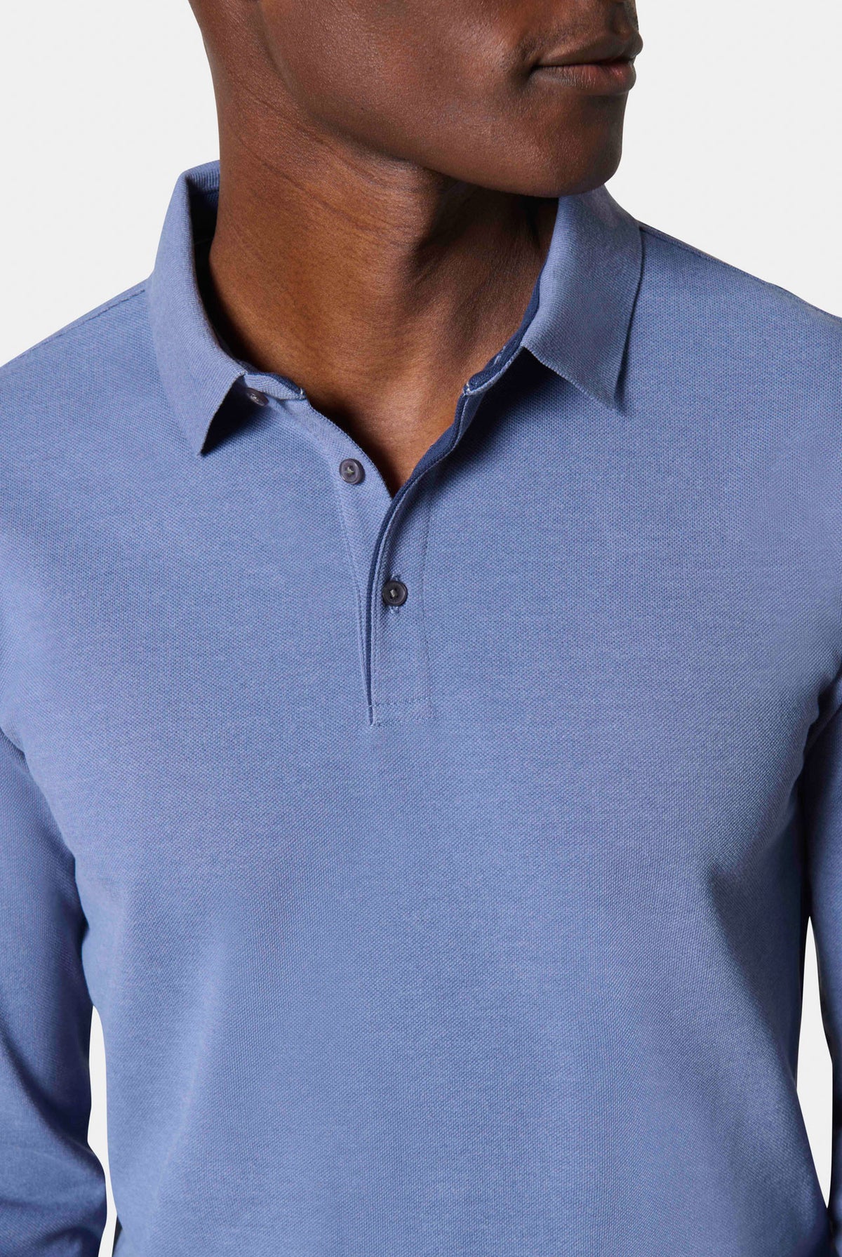 Polo falco col classique Falco — détail de la matière