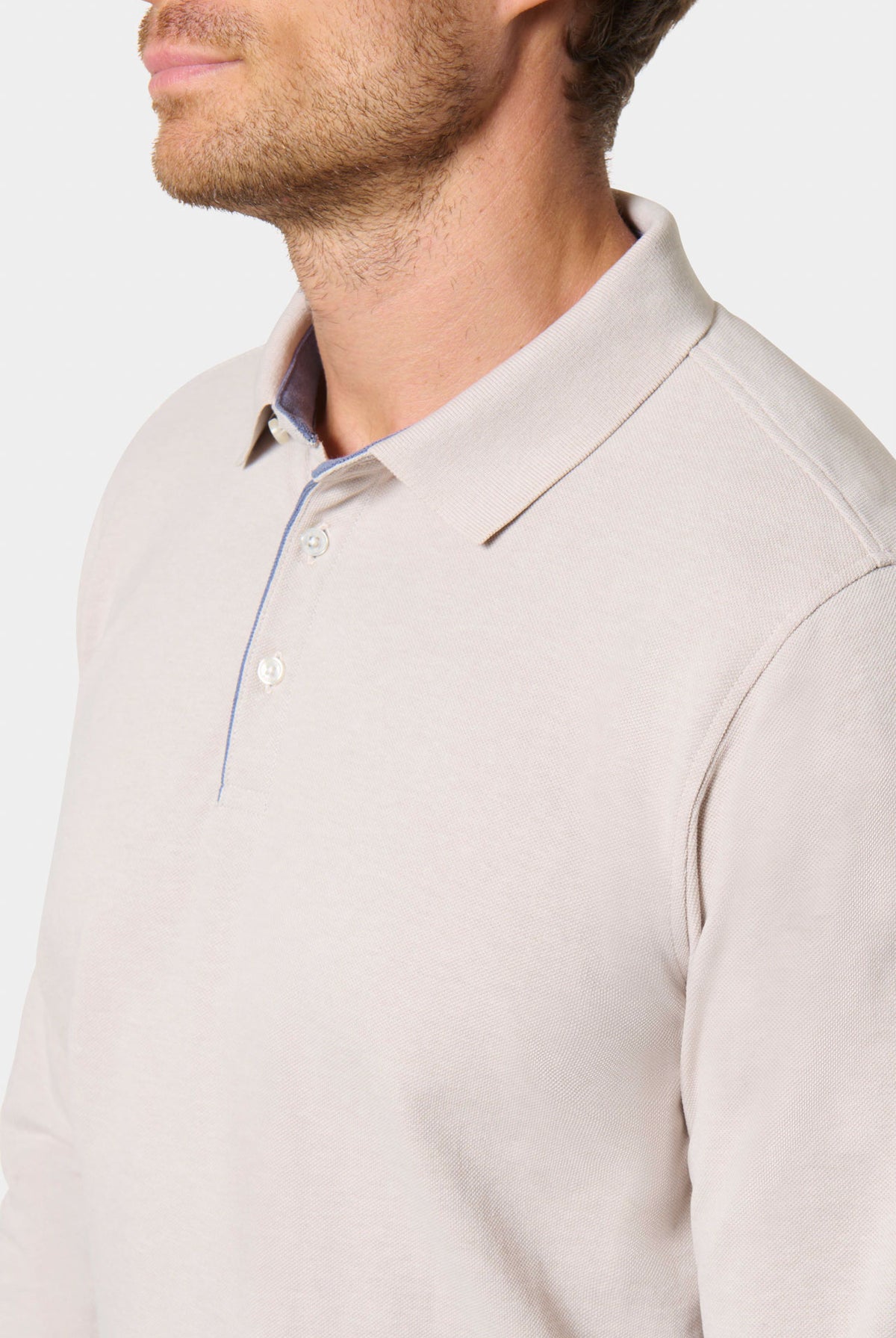Polo falco col classique Falco — col et finitions
