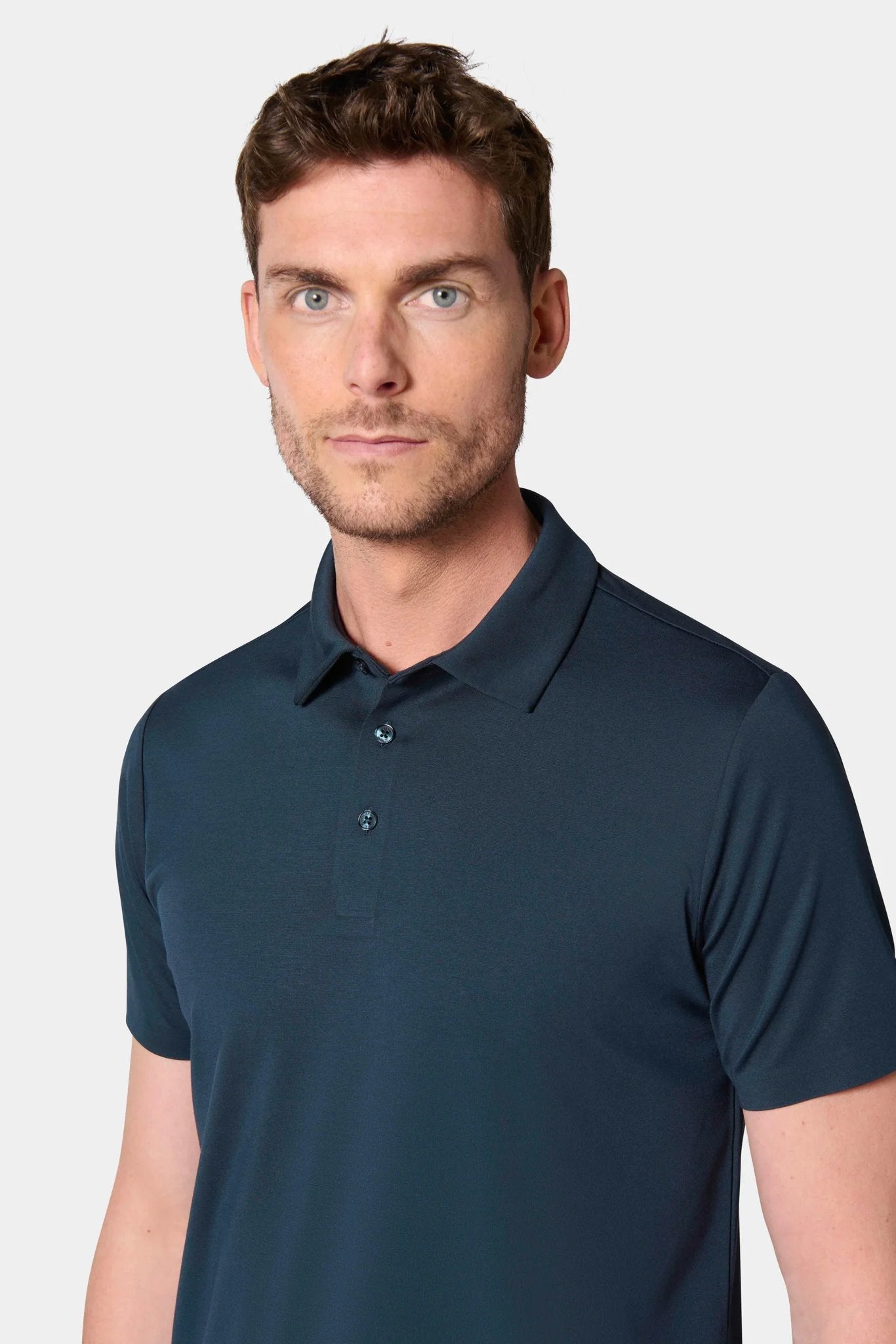 Matière technique Manches courtes ligne Activewear — Polo Jerem, col polo, manches courtes