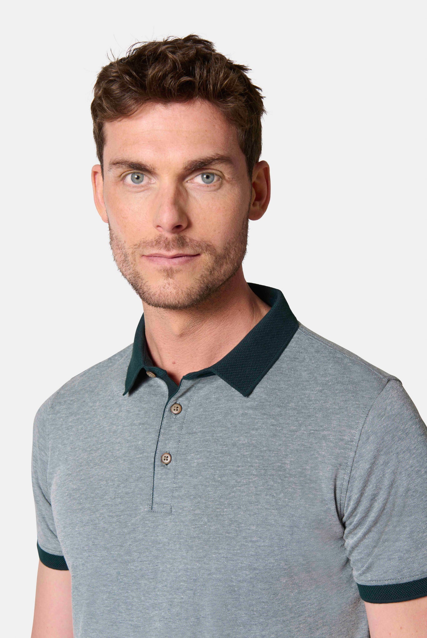 Polo, tissu COOLMAX® manches courtes Jerem, coupe confortable, col polo