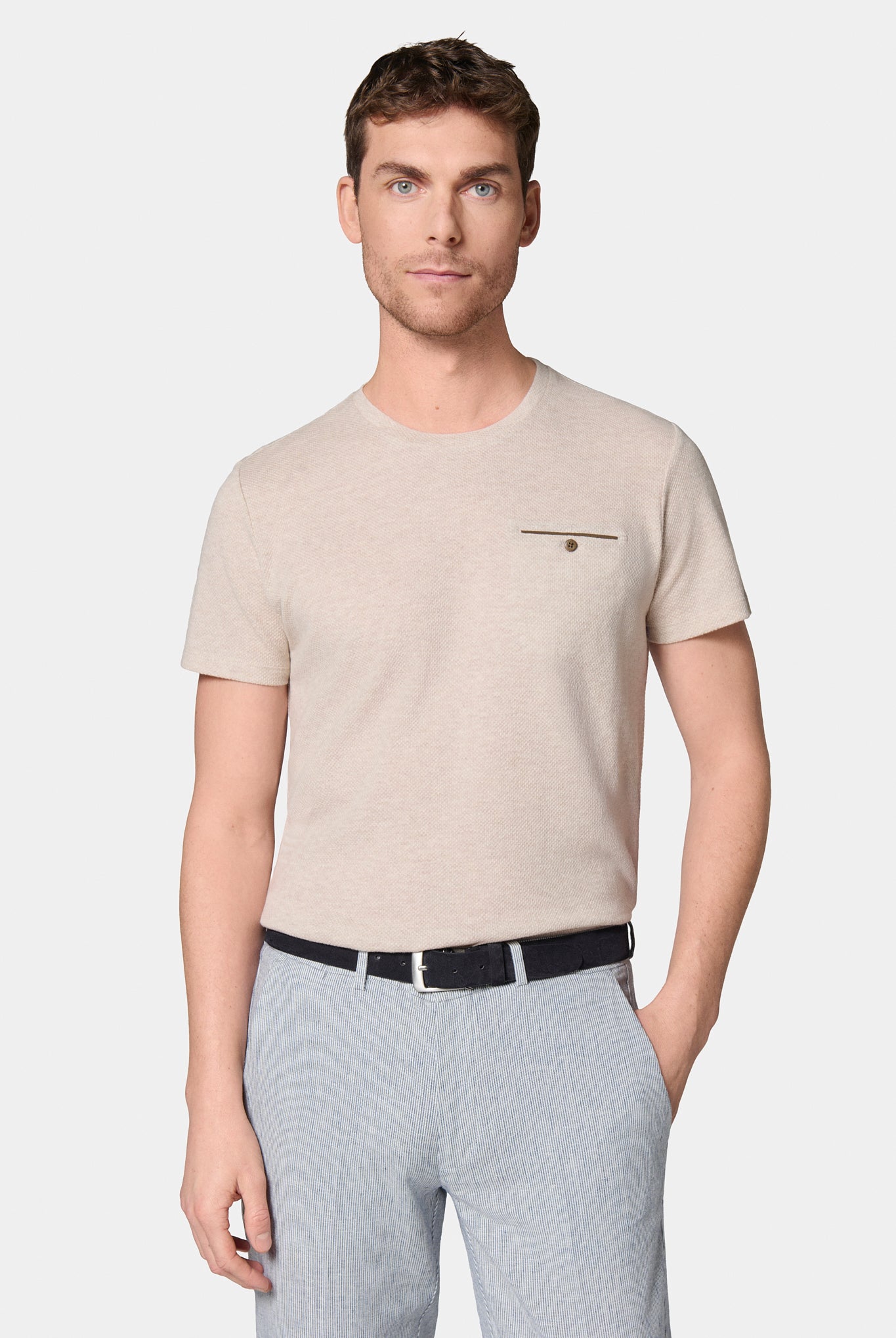 T-shirt Jerem, poche poitrine, manches courtes