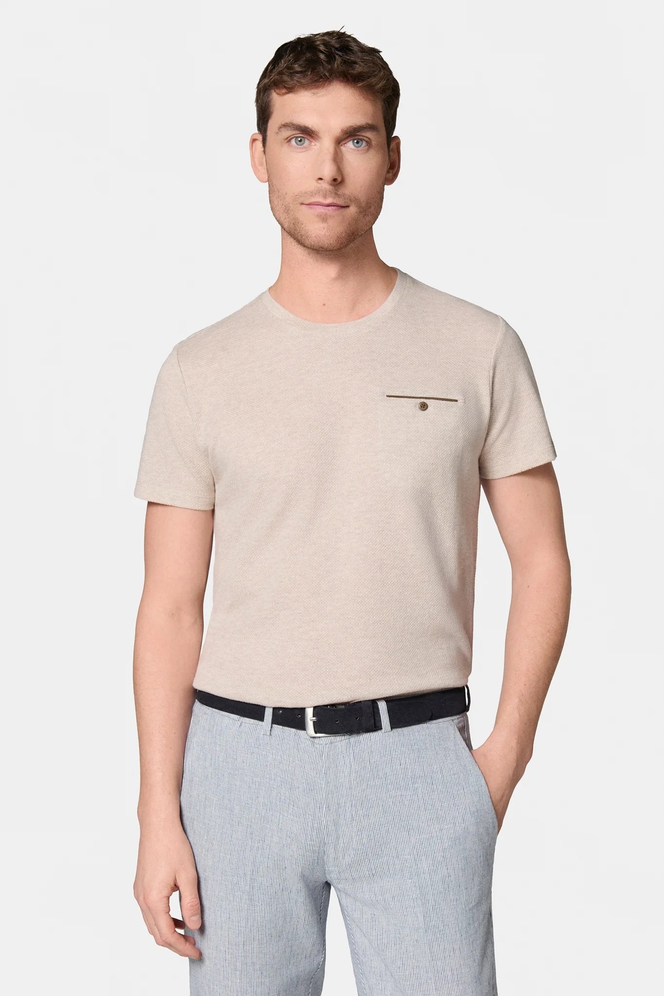 T-shirt Jerem, poche poitrine, manches courtes