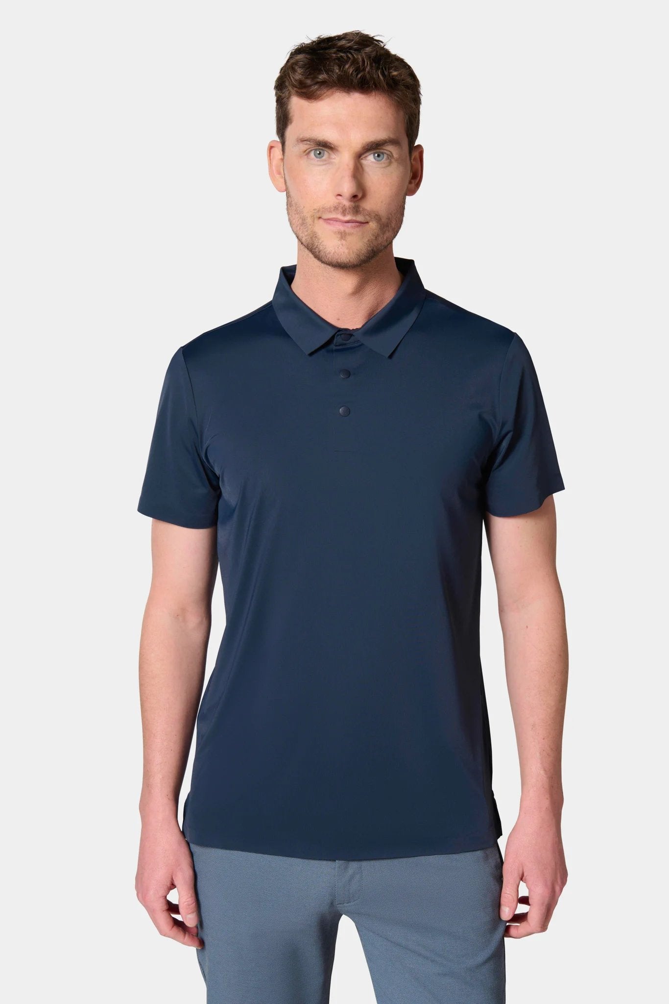 Polo Jerem, col polo, manches courtes, coloris noir