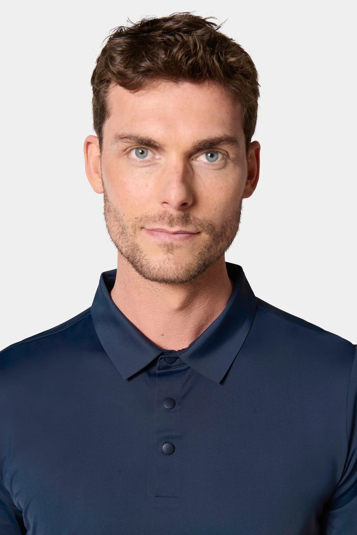 Polo en matière technique avec finitions thermocollées manches courtes ligne Activewear Jerem, manches courtes, coupe confortable, coloris noir
