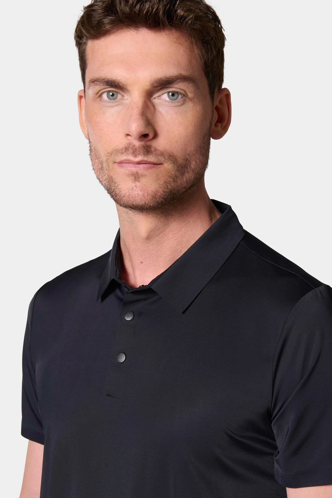 Matière technique avec finitions thermocollées manches courtes ligne Activewear — Polo Jerem, col polo, manches courtes