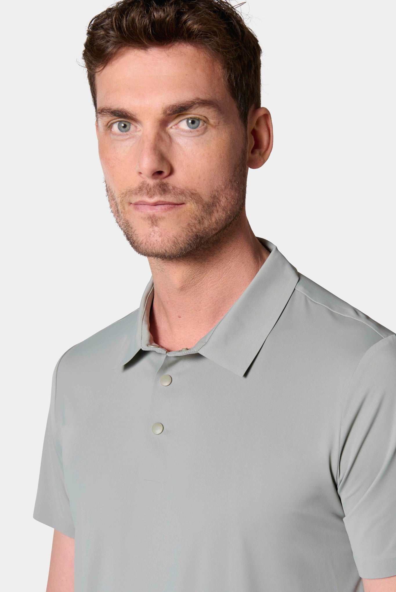 Polo, matière technique avec finitions thermocollées manches courtes ligne Activewear Jerem, manches courtes, coupe confortable