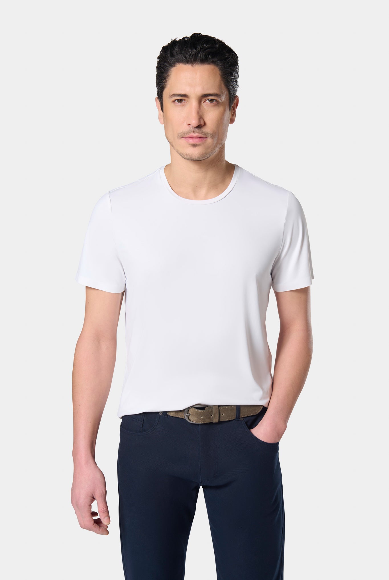 T-shirt en matière technique avec finitions thermocollées manches courtes ligne Activewear Jerem, manches courtes, coupe confortable
