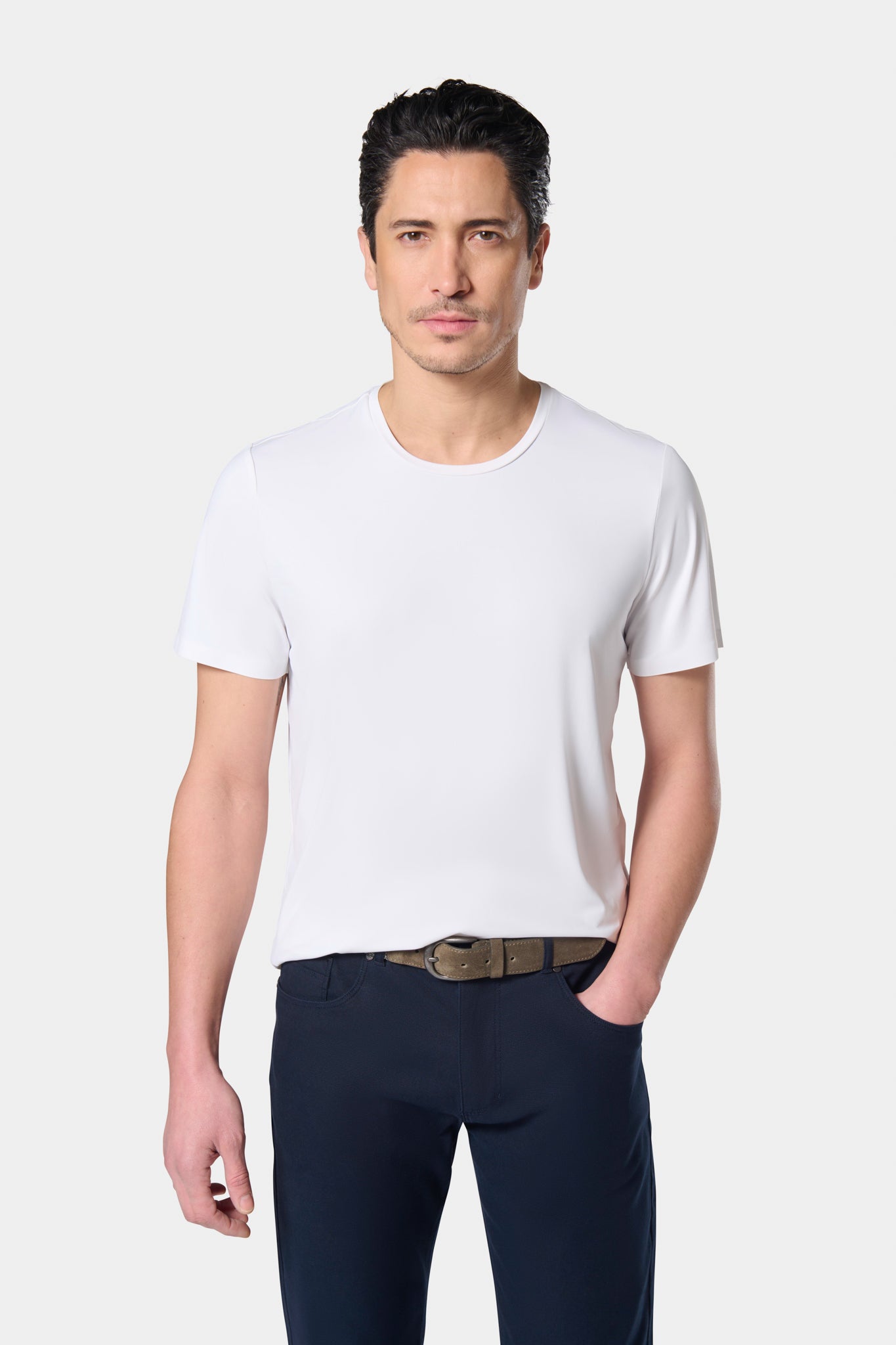 T-shirt en matière technique avec finitions thermocollées manches courtes ligne Activewear Jerem, manches courtes, coupe confortable
