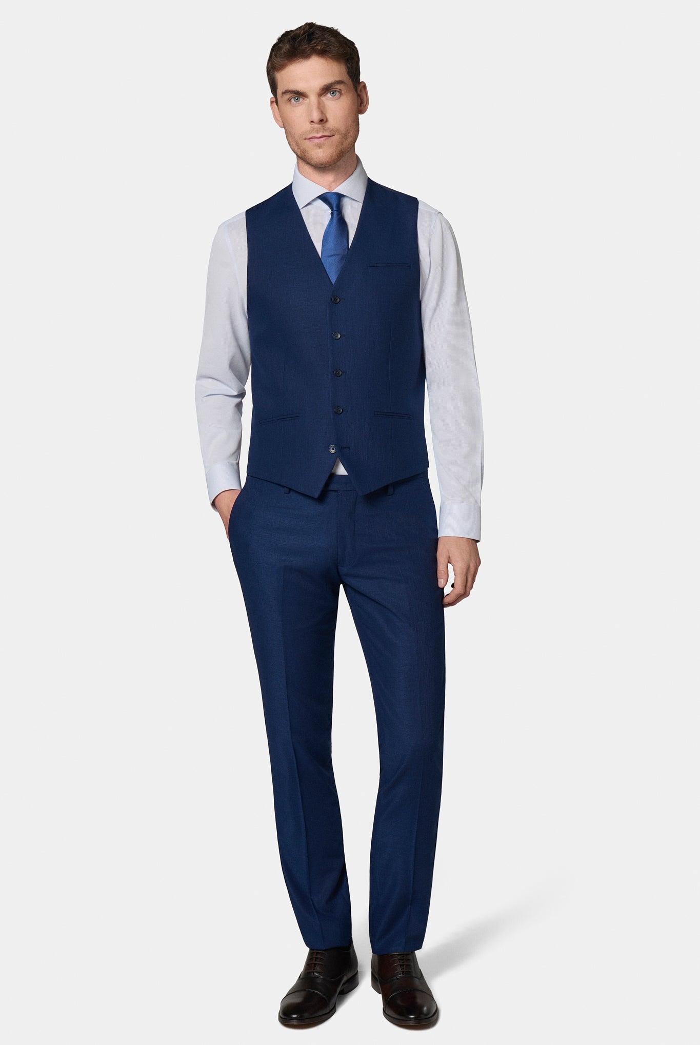 Gilet de costume satinée Jerem, entièrement doublée