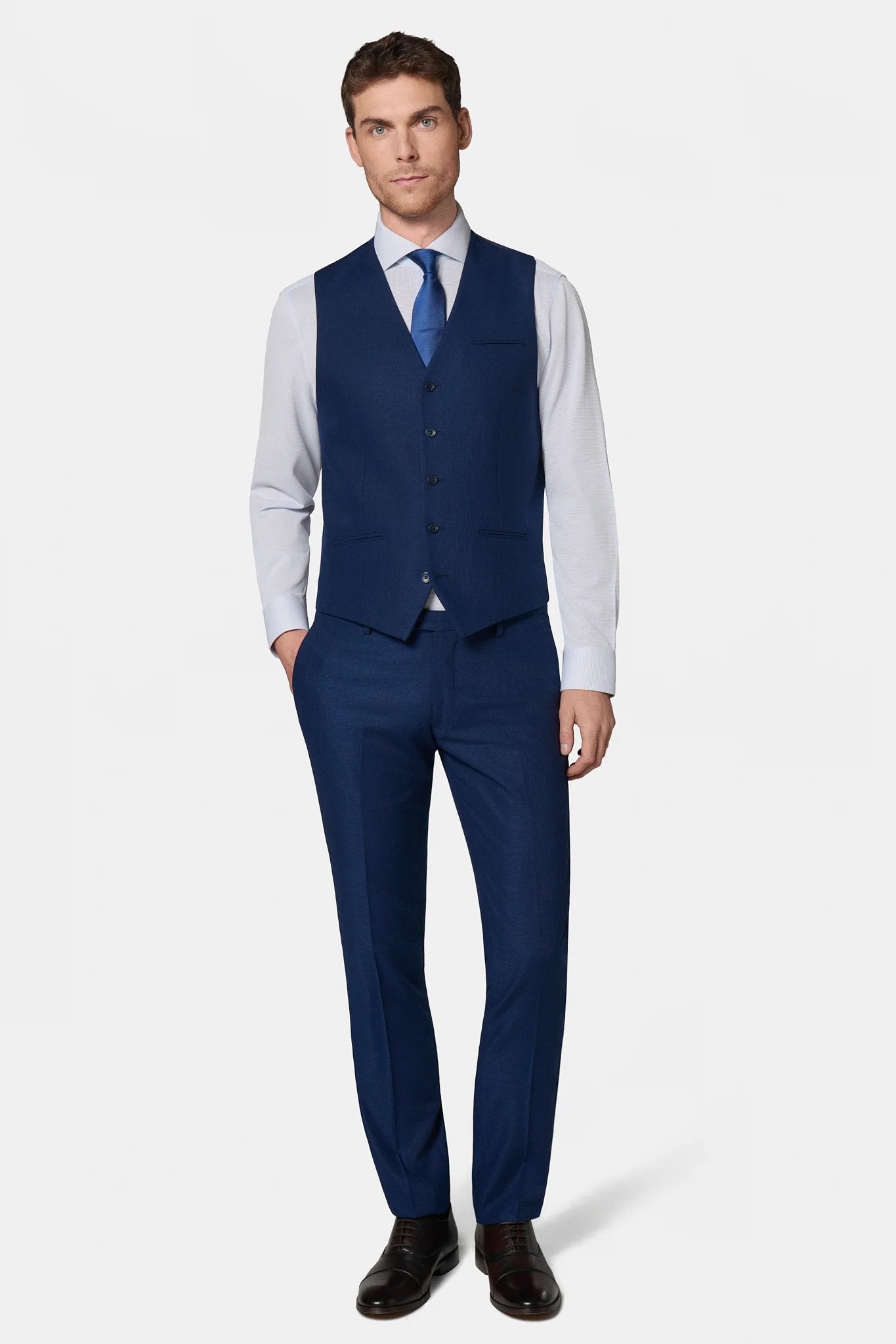 Gilet de costume satinée Jerem, entièrement doublée