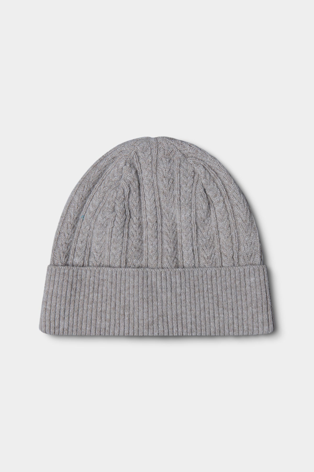 Bonnet homme en maille côtelée de laine