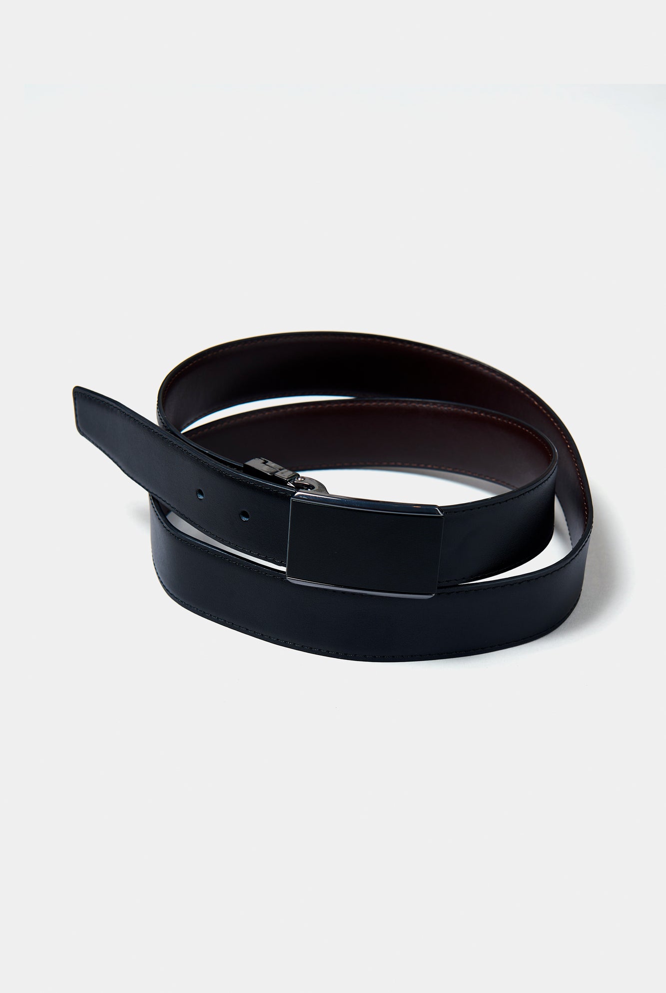 Ceinture, cuir boucle réversible Jerem