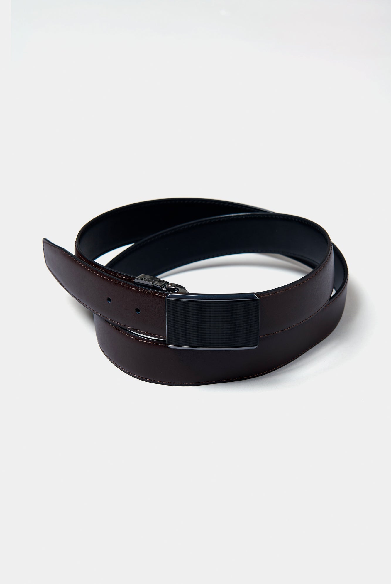 Ceinture en cuir boucle réversible Jerem