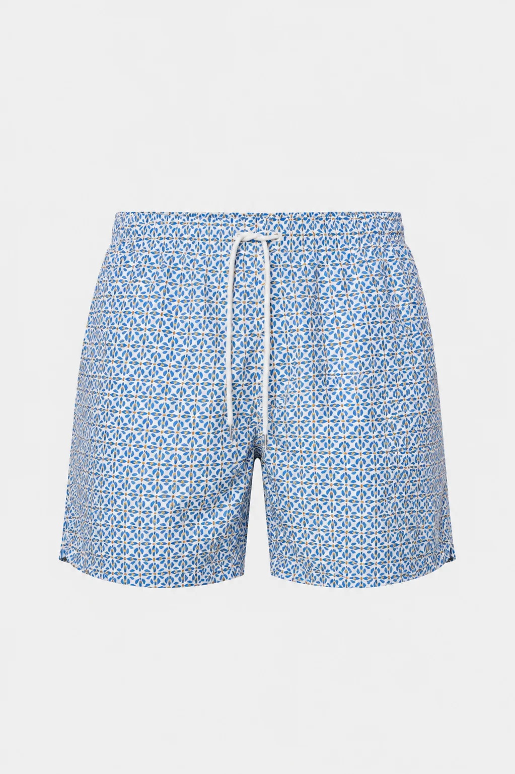 Maillot de bain à imprimé géométrique bleu ciel Jerem — packshot