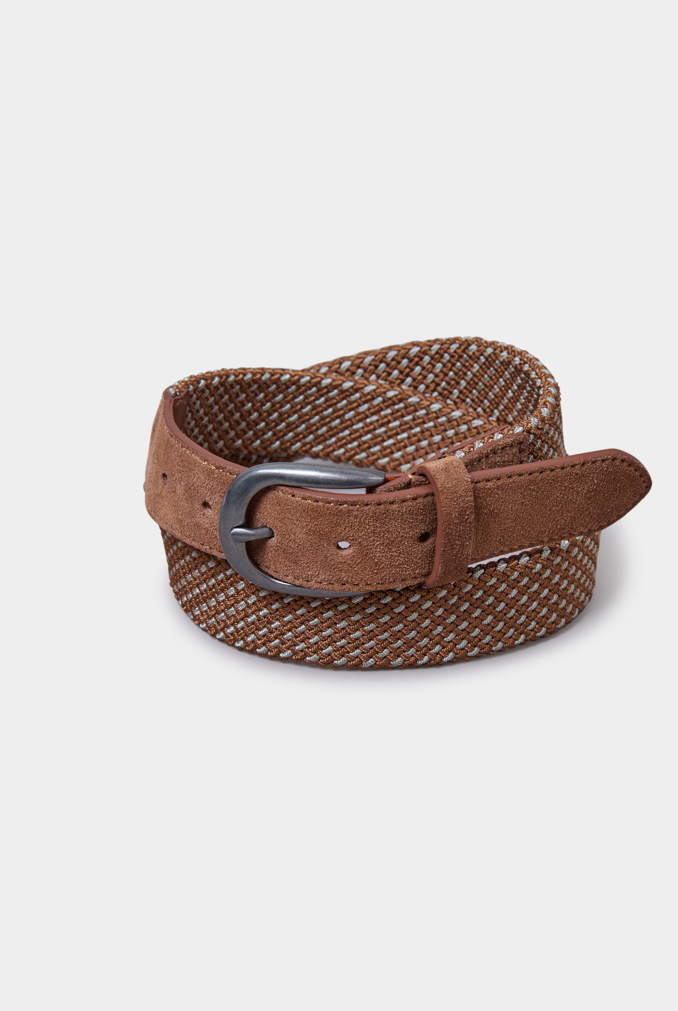 Ceinture tressée bicolore Jerem