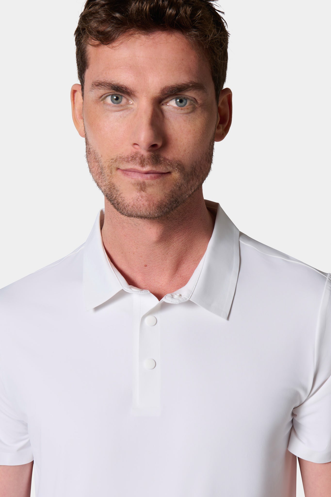 Polo en matière technique avec finitions thermocollées manches courtes ligne Activewear Jerem, coupe confortable, col polo