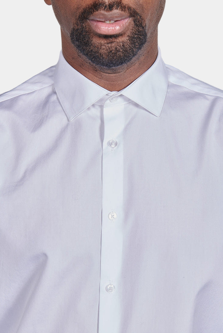 Popeline de coton coupe ajustée — Chemise Jerem, coupe ajustée